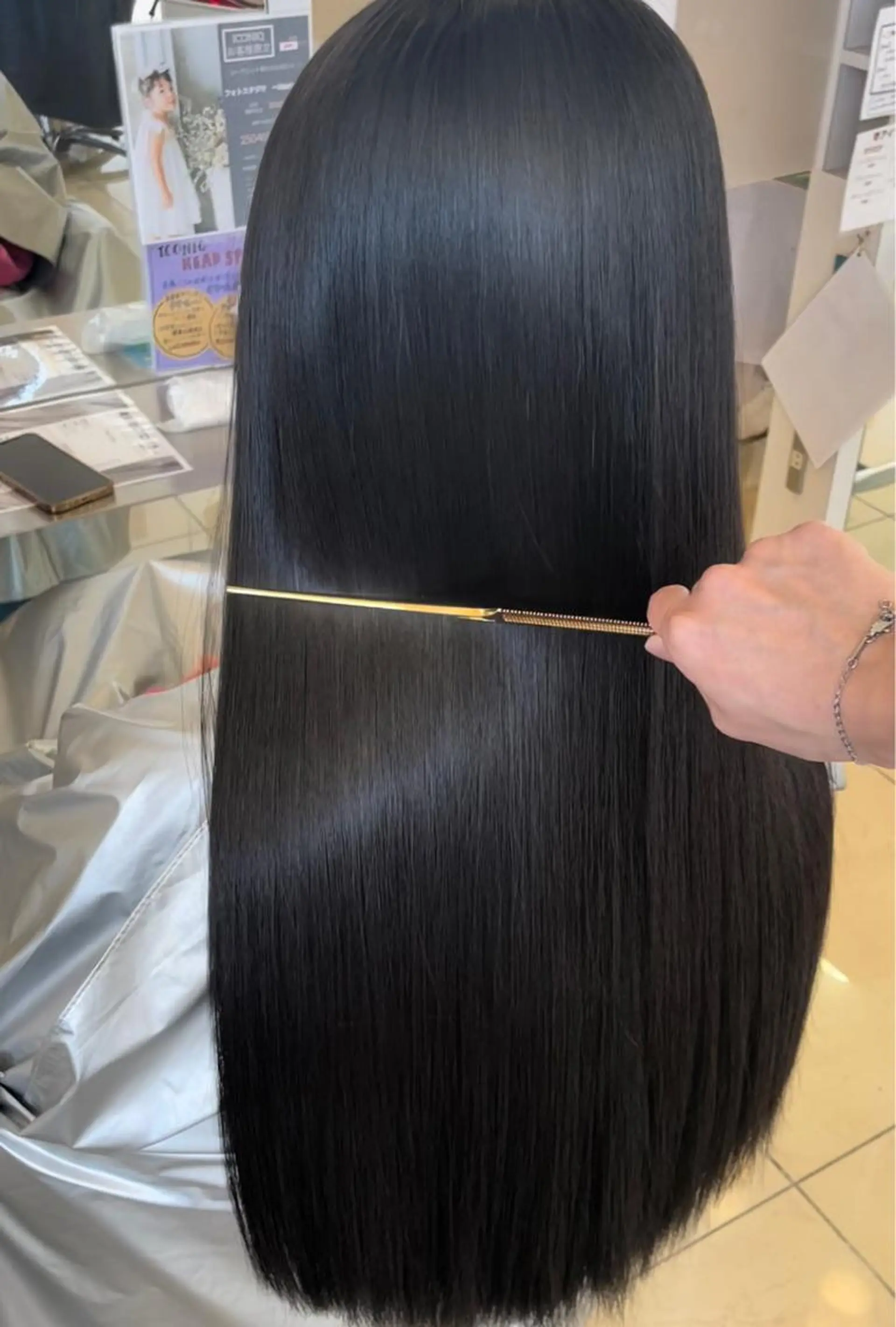 ロング カット ヘアカラー トリートメント 永井龍🫧金山🫧 徒歩1分🚶のヘアスタイル