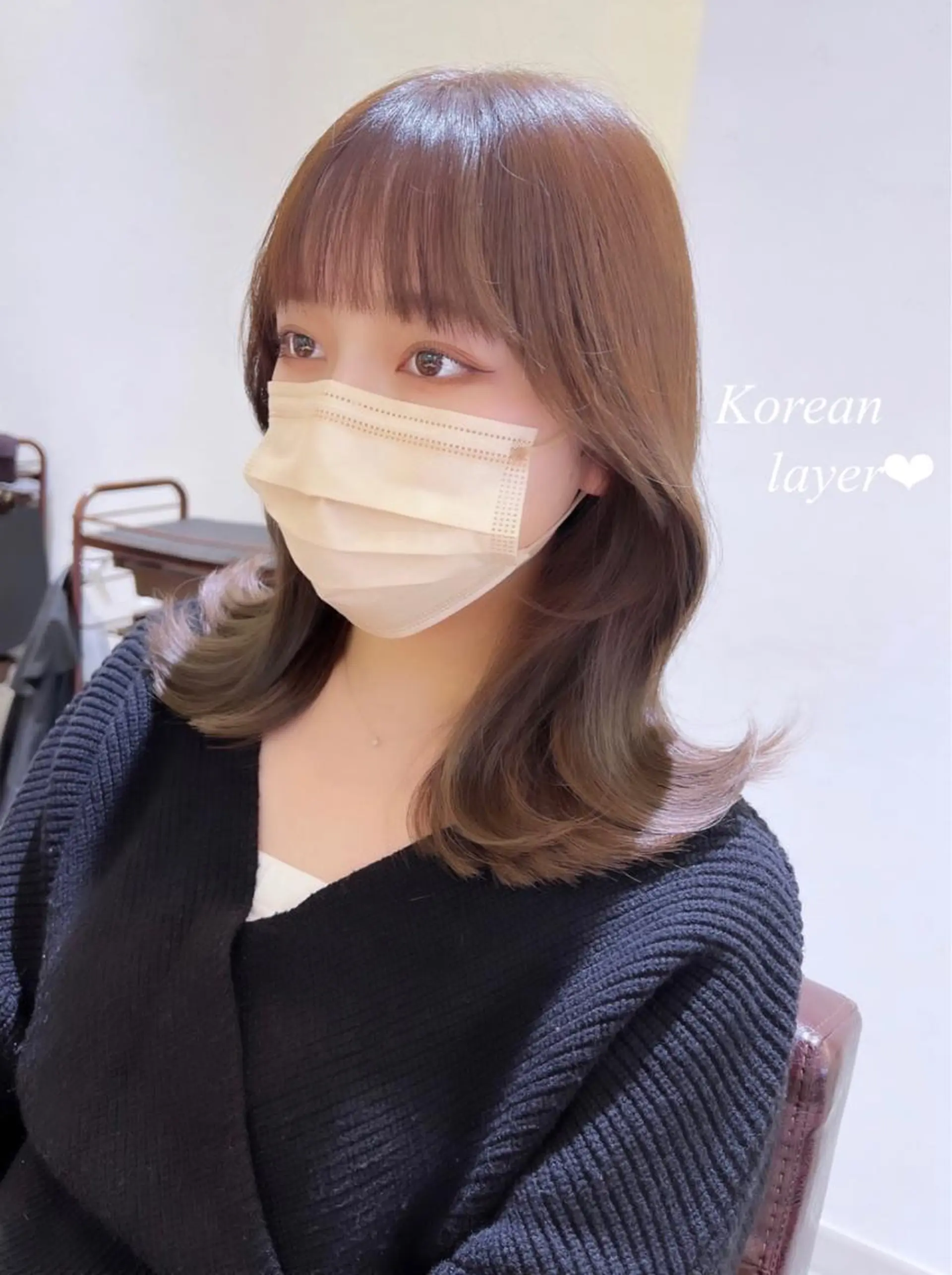 セミロング カラー 韓国ヘア×髪質改善 /yoshikaのヘアスタイル