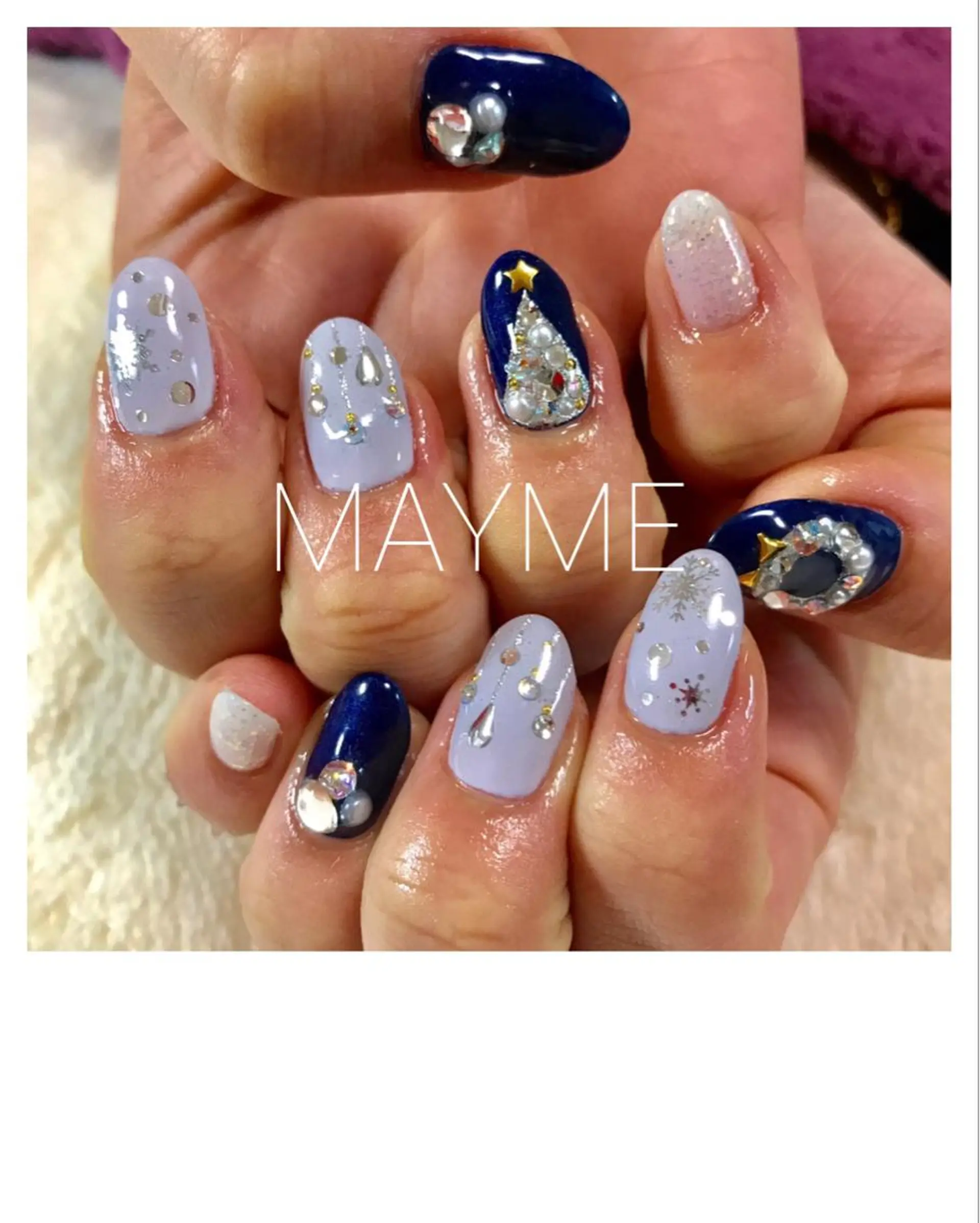 ネイル 冬ネイル クリスマス MAYME yのネイルデザイン