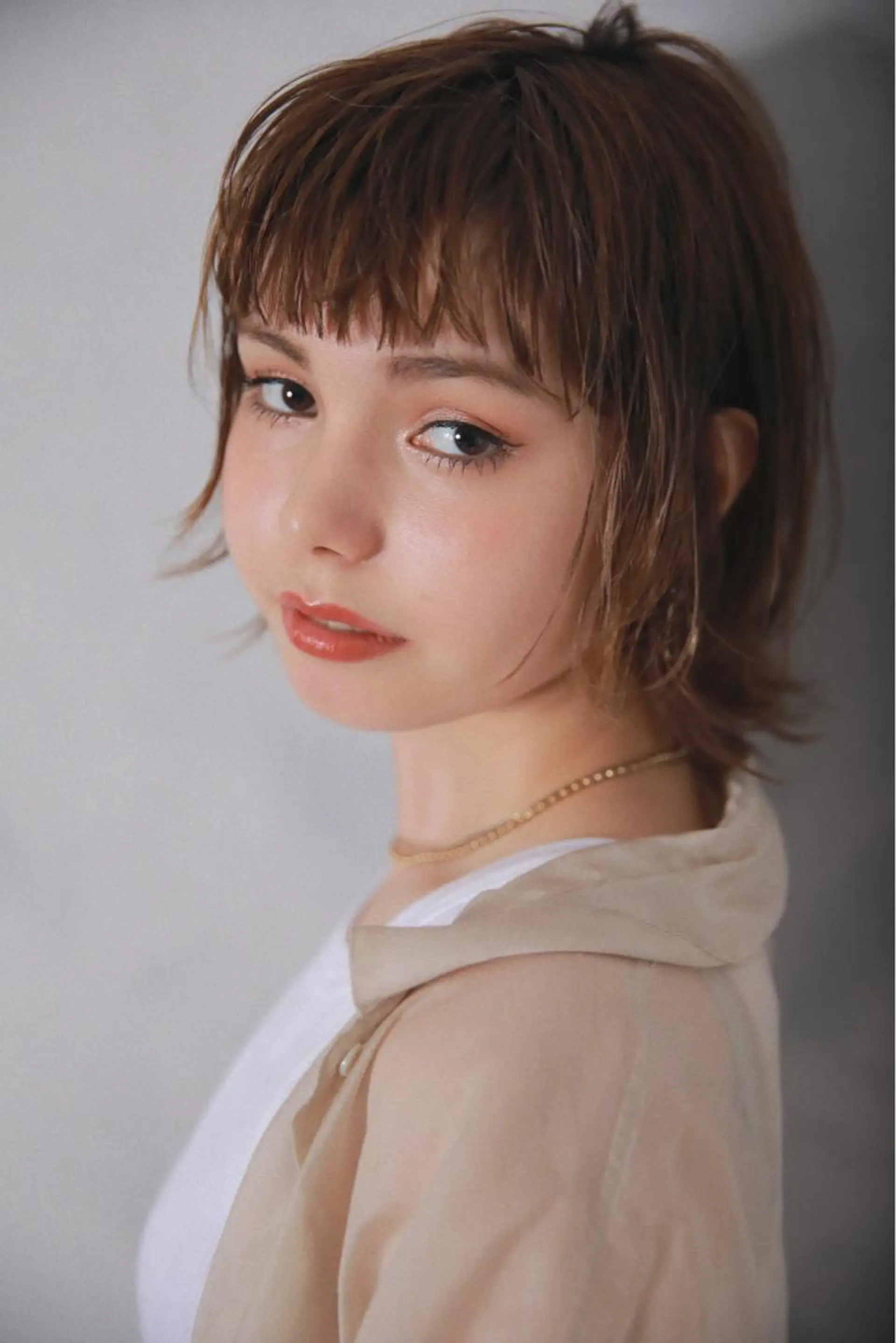 🎀暖色カラー🎀 おかだみほのヘアスタイル