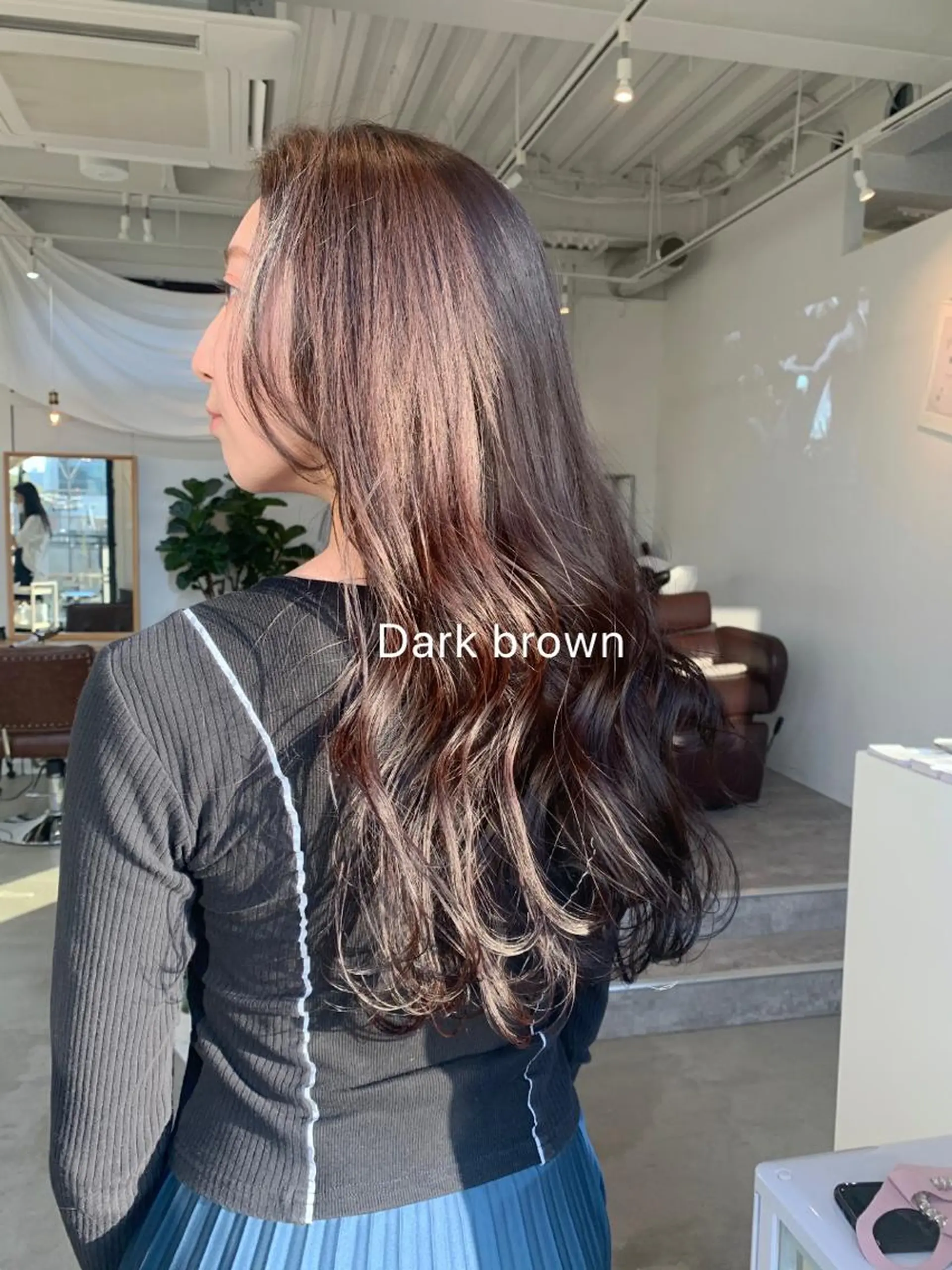 カラー ブラウンカラー ダークブラウン ヘアセット 山本 晶大のヘアスタイル