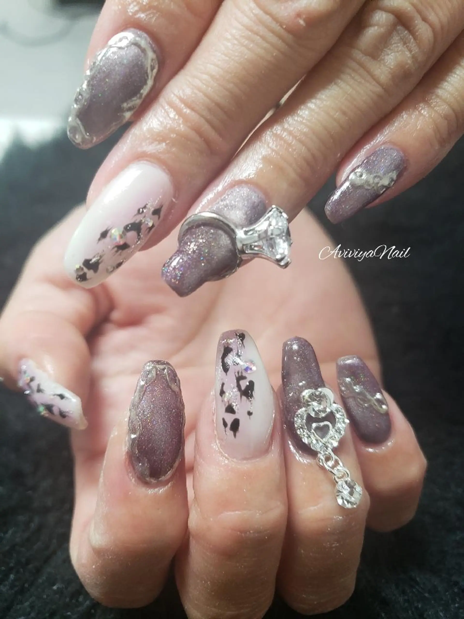 ネイル マグネットネイル AviviyaNail所属・kubo ayaのネイルデザイン