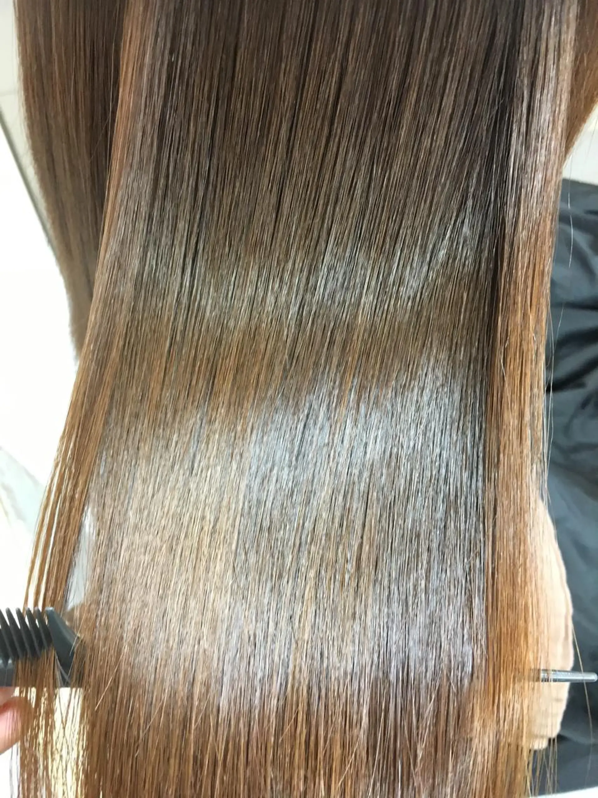 ミディアム 縮毛矯正 髪質改善/縮毛矯正 /レイヤー岡部のヘアスタイル