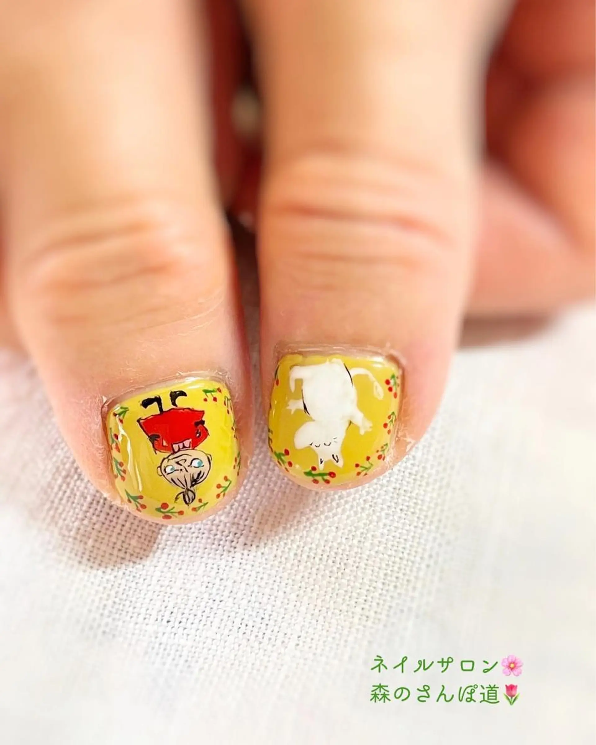 ネイル ハンドネイル 森のさんぽ道所属・ショートネイル 森のさんぽ道のネイルデザイン