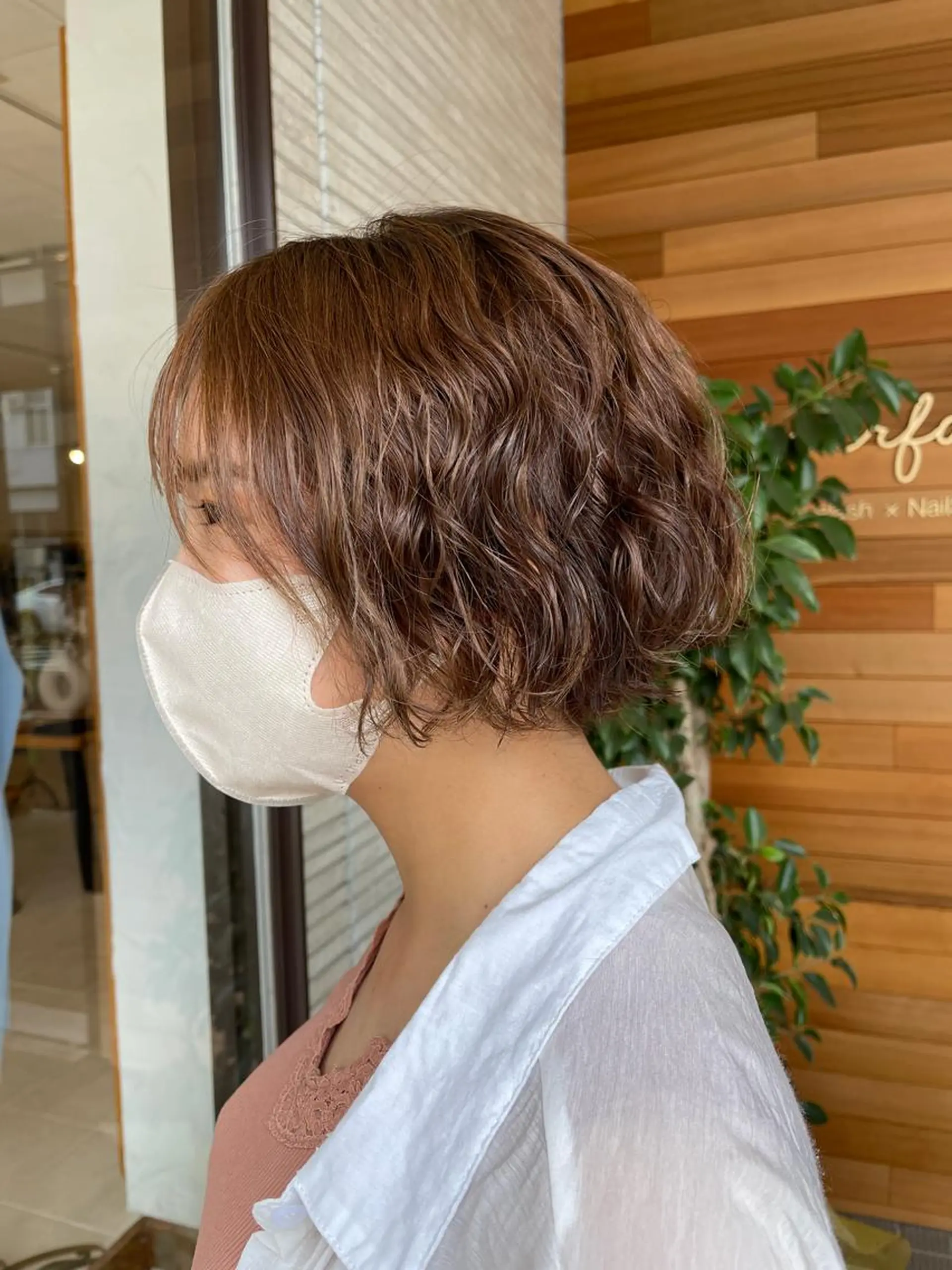 ショート カラー パーマ 【AMANEQ】 yuka🦋のヘアスタイル