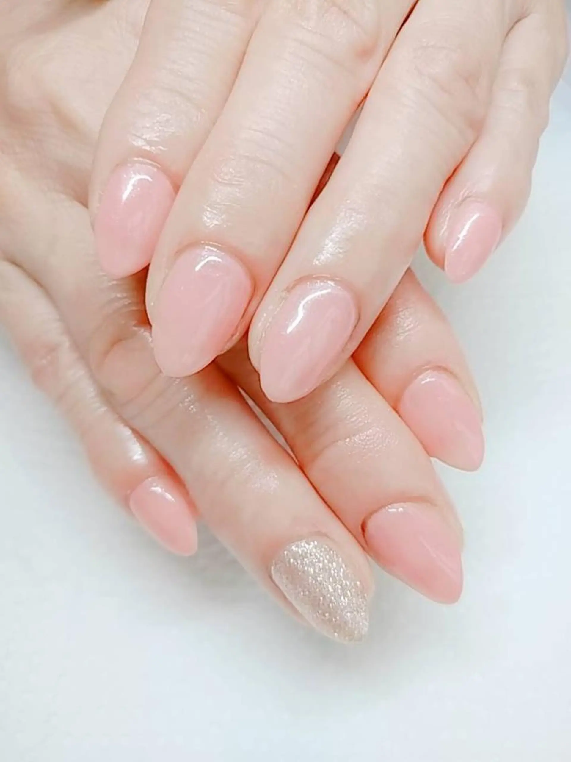 ネイル ピンク プライベートサロン Rosy Lilyのネイルデザイン