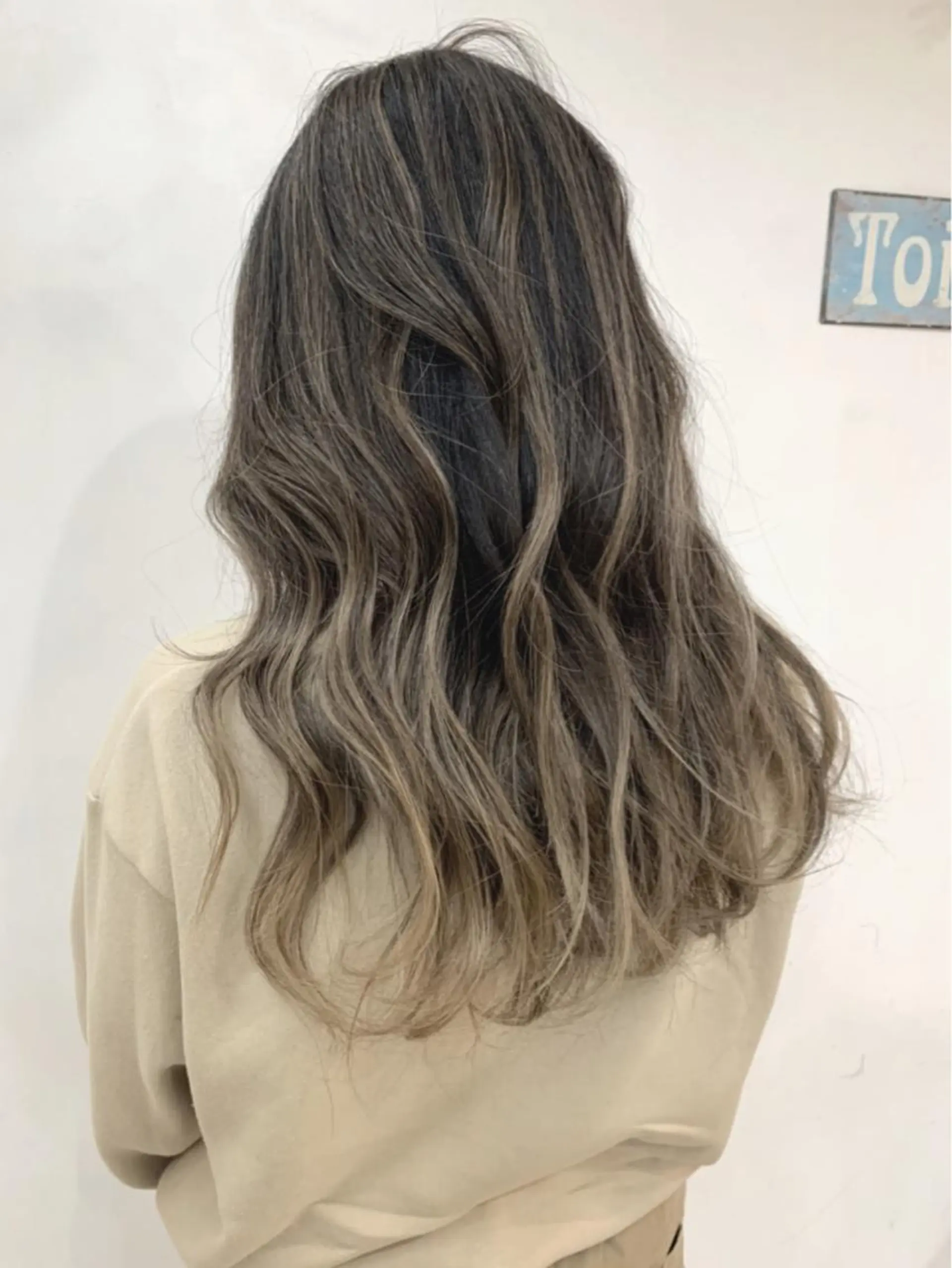 ロング カラー カット ヘアカラー 京都大人女性ショート 徒歩1分/秋山のヘアスタイル