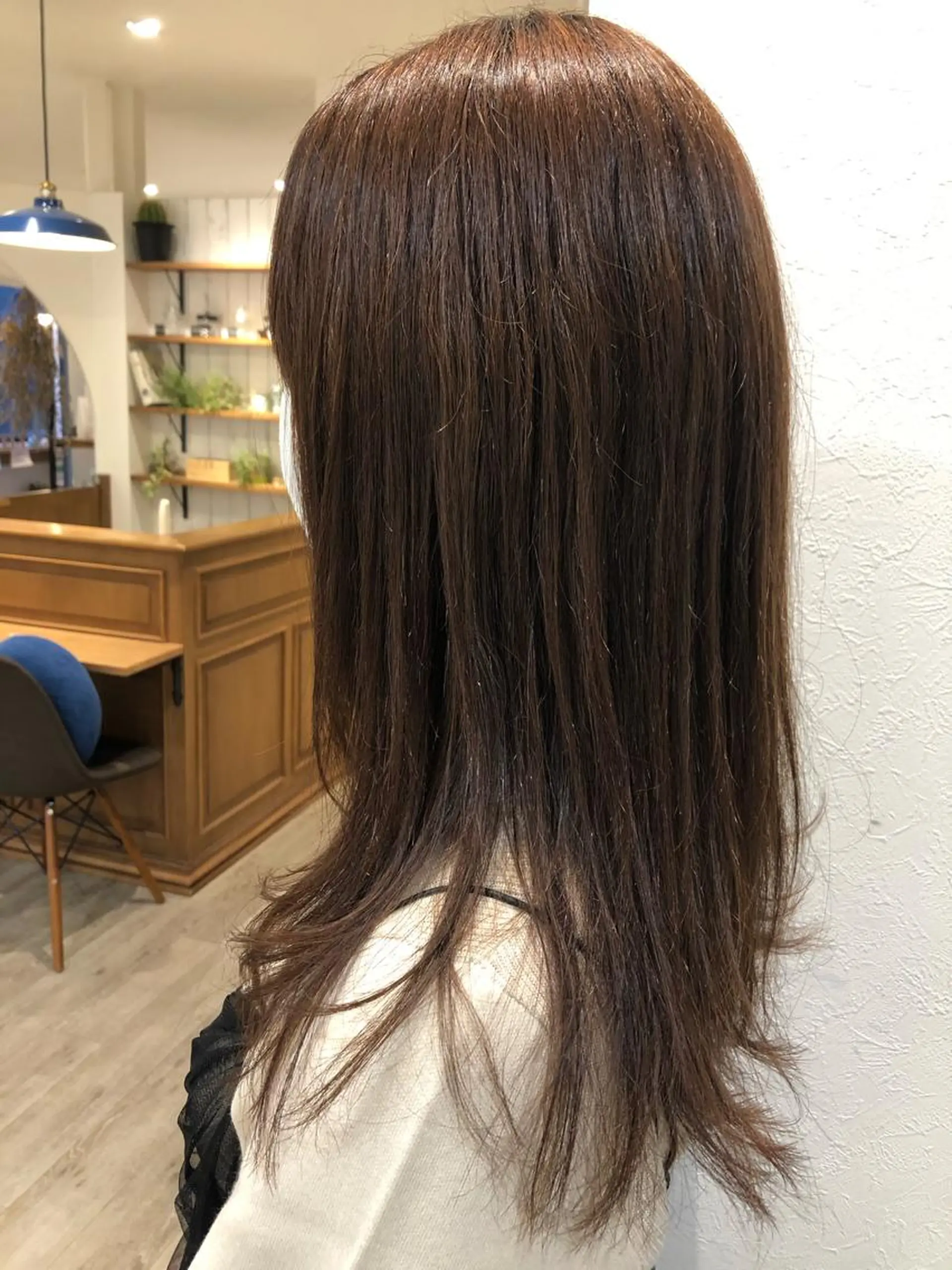 ロング 🩰オリーブ/ ベージュ松本咲花🩰のヘアスタイル