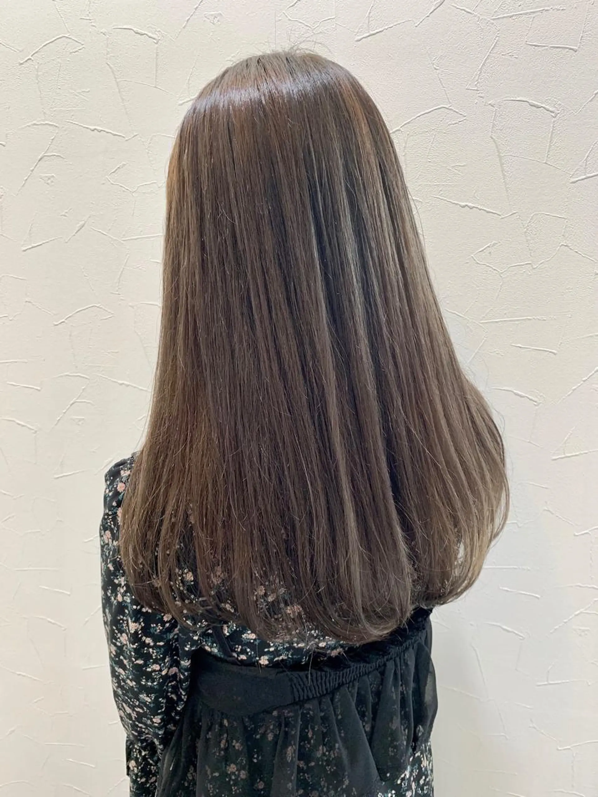 セミロング パーマ カット 縮毛矯正 栗原 大輔のヘアスタイル