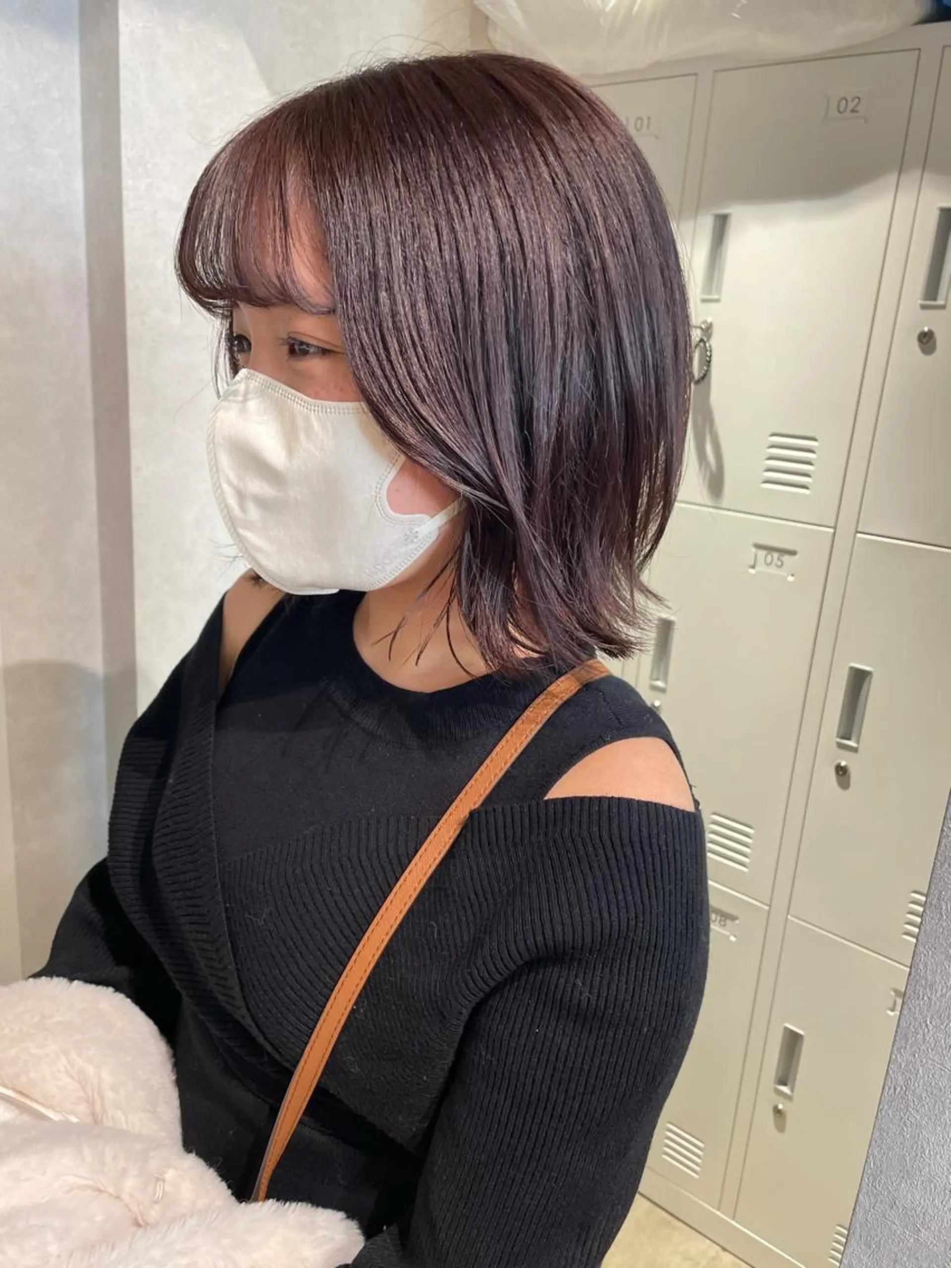 ミディアム カラー ブリーチ ブラウンカラー ブリーチなしカラー オリーブブラウン ヘアカラー トリートメント ナチュラル透明感🌱 小山美樹子のヘアスタイル