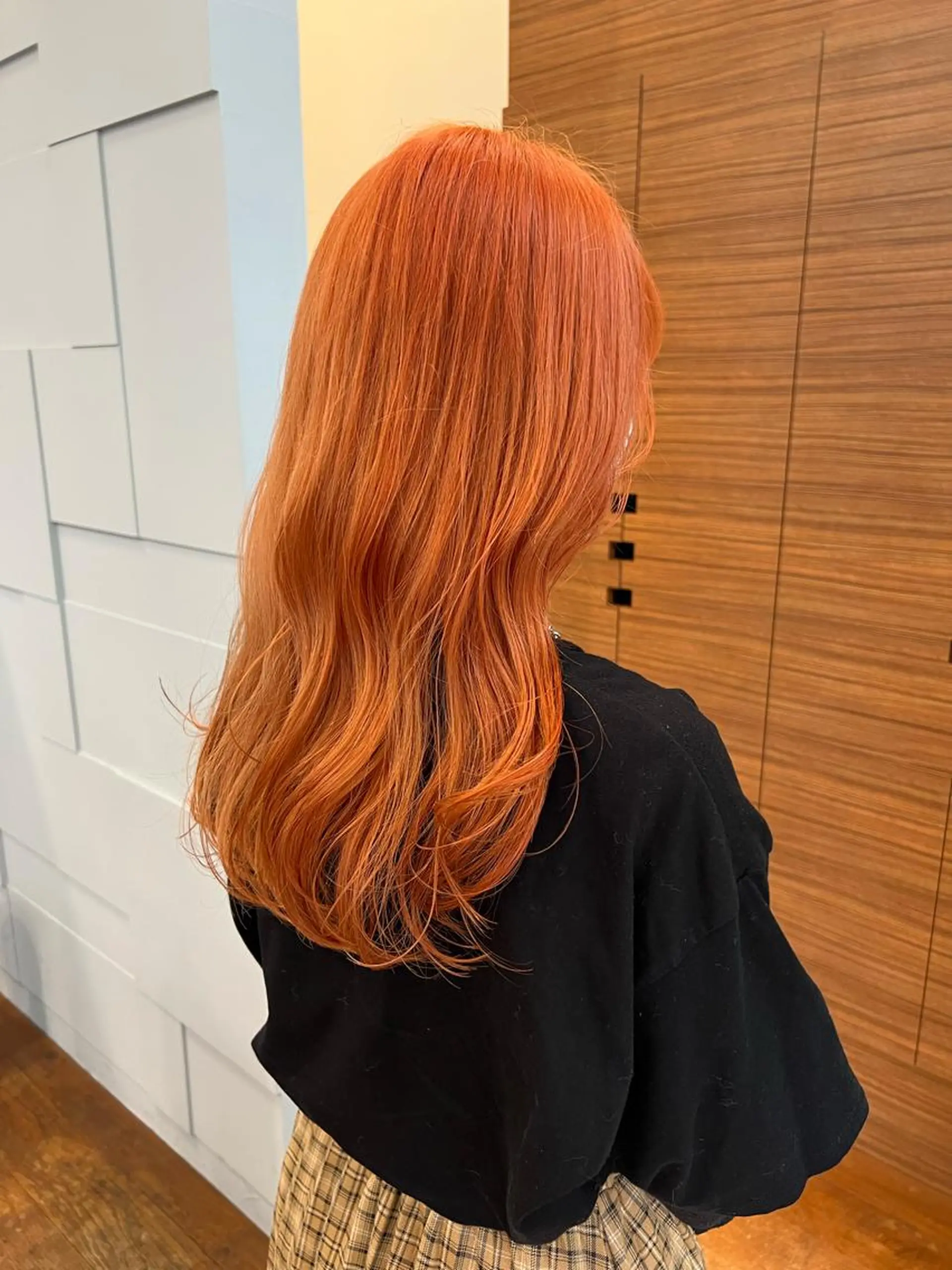 ロング カラー カット ヘアカラー 柏木  彩花のヘアスタイル