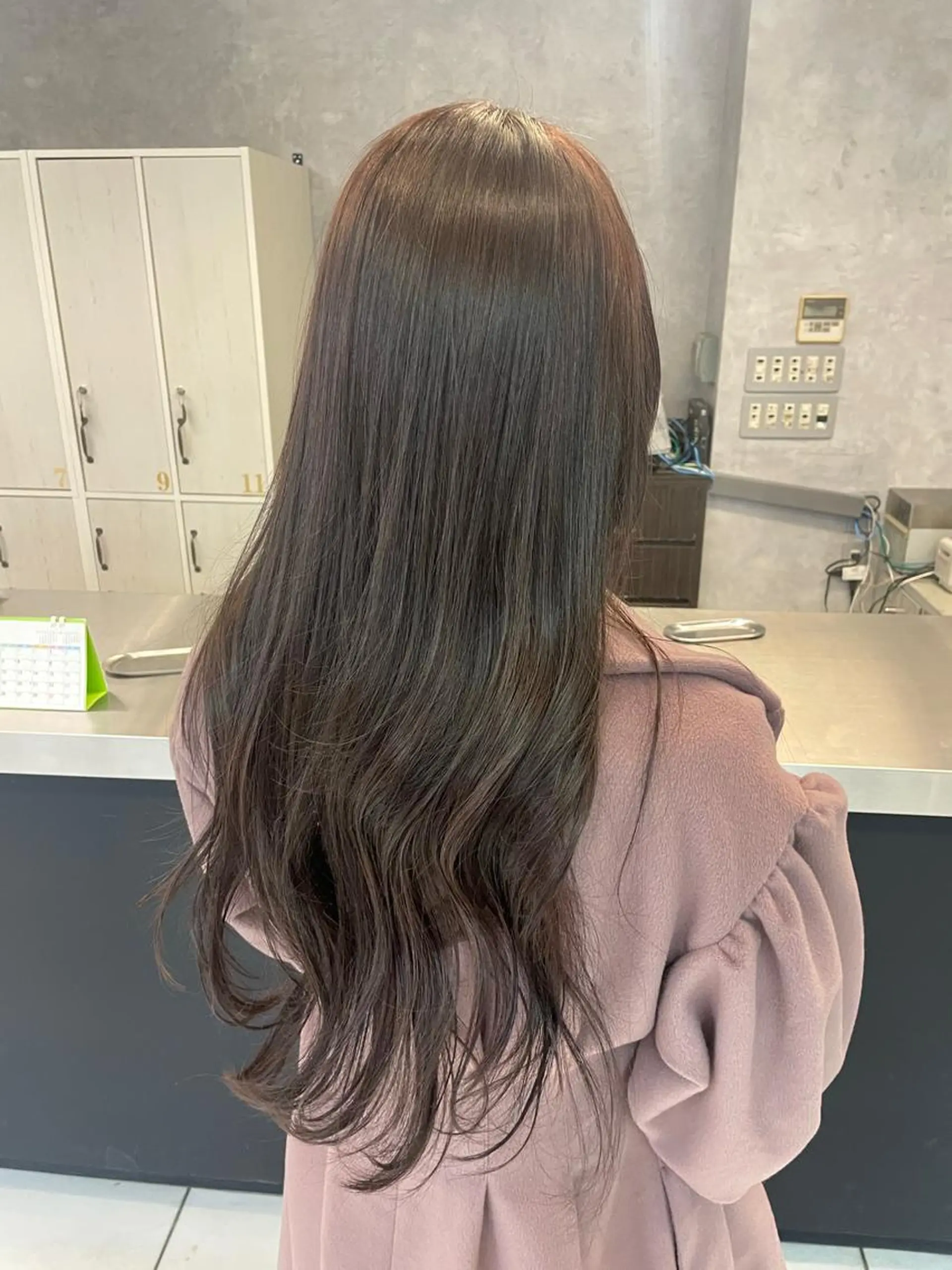 ロング カラー ヘアアレンジ ブラウンカラー ダブルカラー ピンクカラー ピンクブラウン アートディレクター 尾内 友美のヘアスタイル