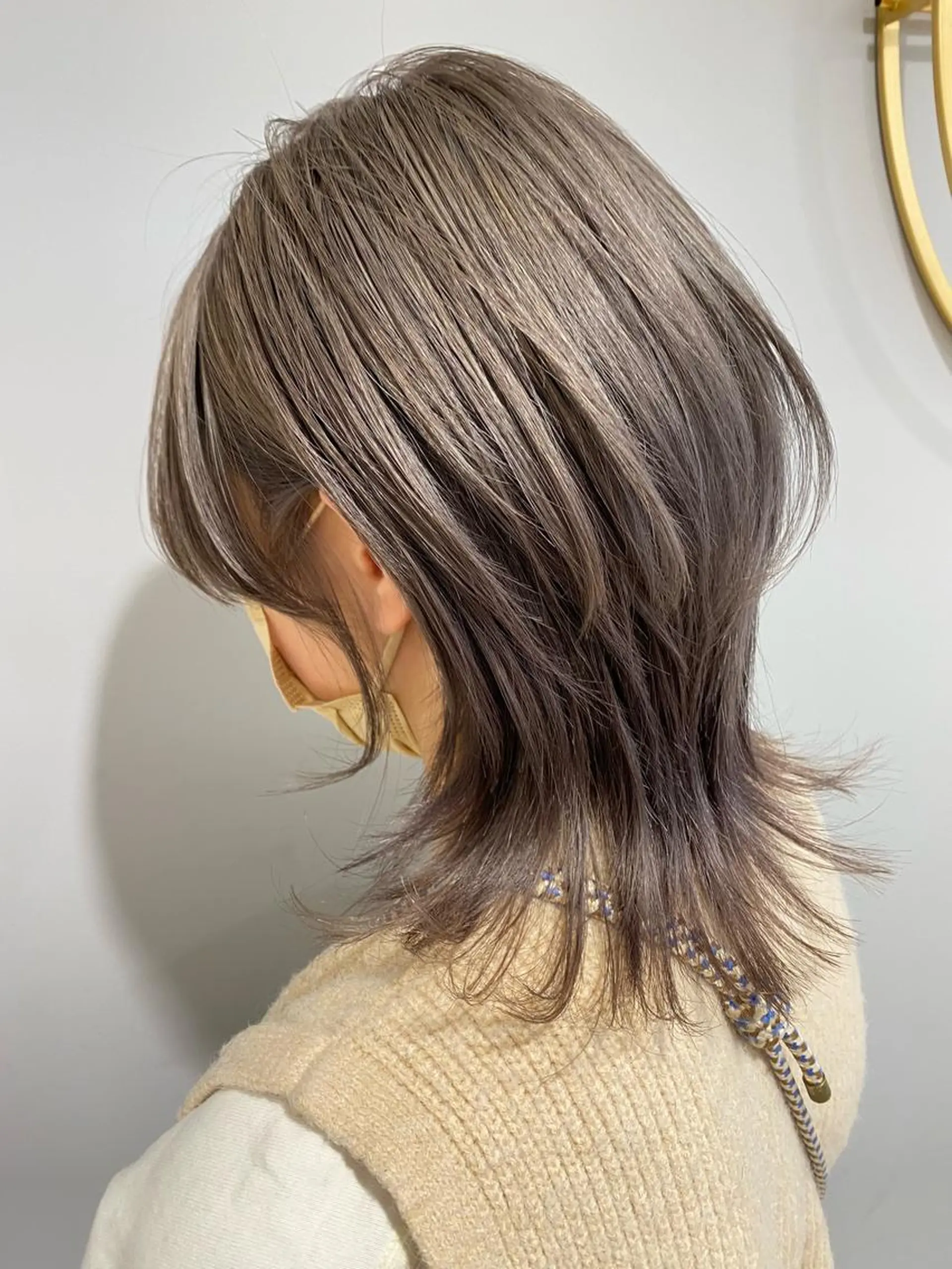 カラー グレージュ ハイトーンカラー カット ヘアカラー 🍏脊古夏月🍏 /韓国ヘア＆アイ🍏の眉毛・アイブロウイメージ