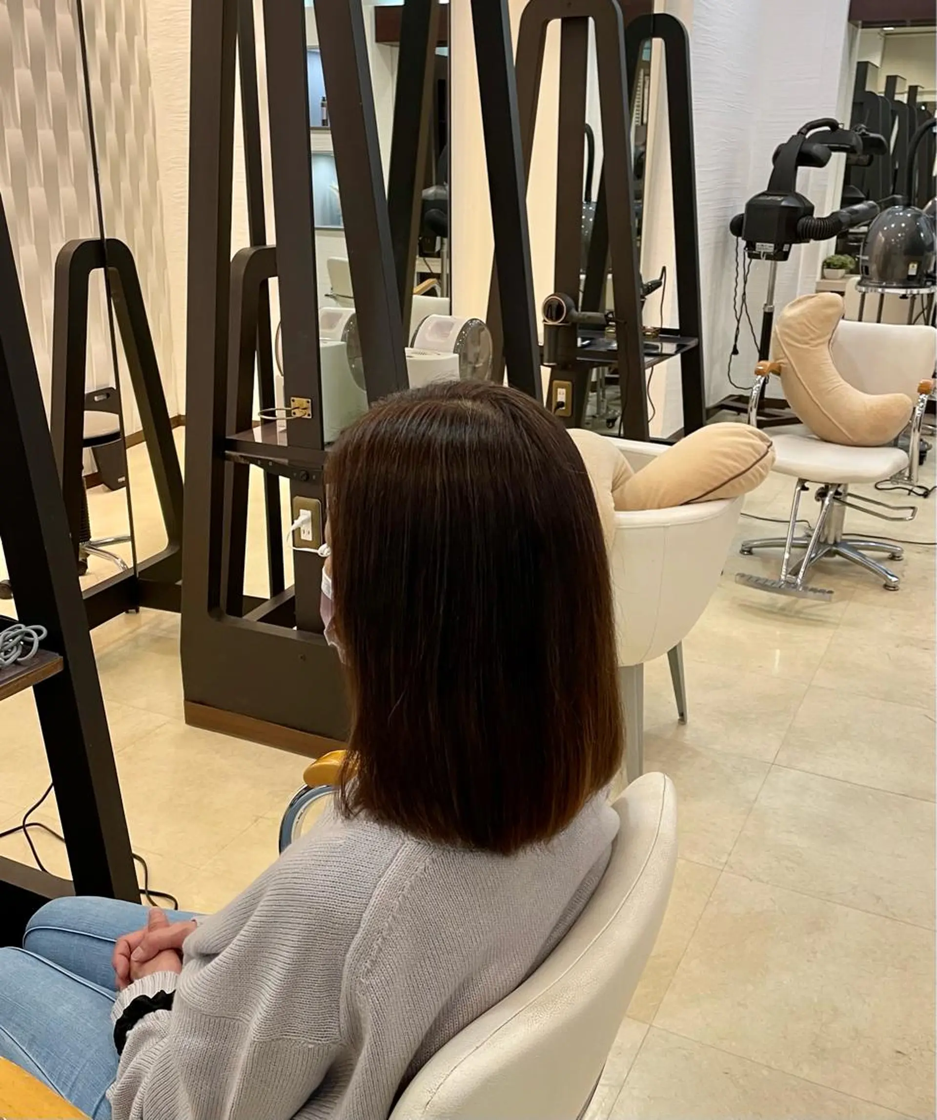 ミディアム カラー ハイライトカラー ハイライト スーパーカット　tip&toe所属・松山弘樹/ 佐倉/髪質改善のヘアスタイル