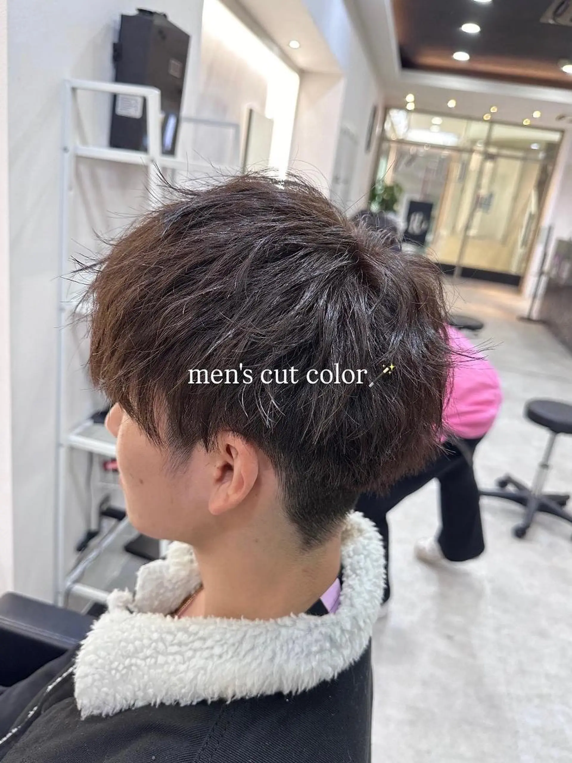 カラー メンズ キッズ ミディアム L.E.M 仙台のヘアスタイル