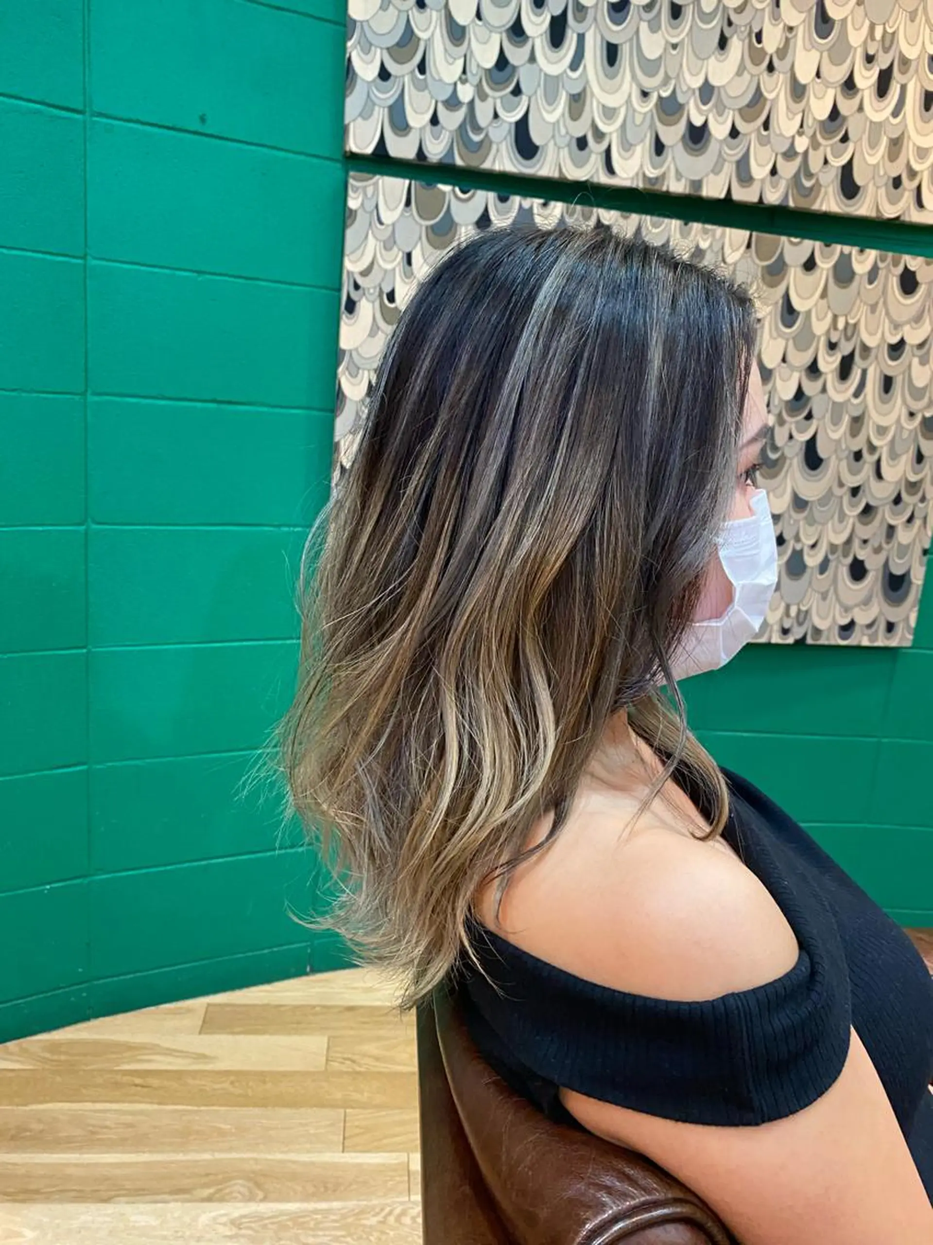 カラー バレイヤージュ 今出 りょうやのヘアスタイル