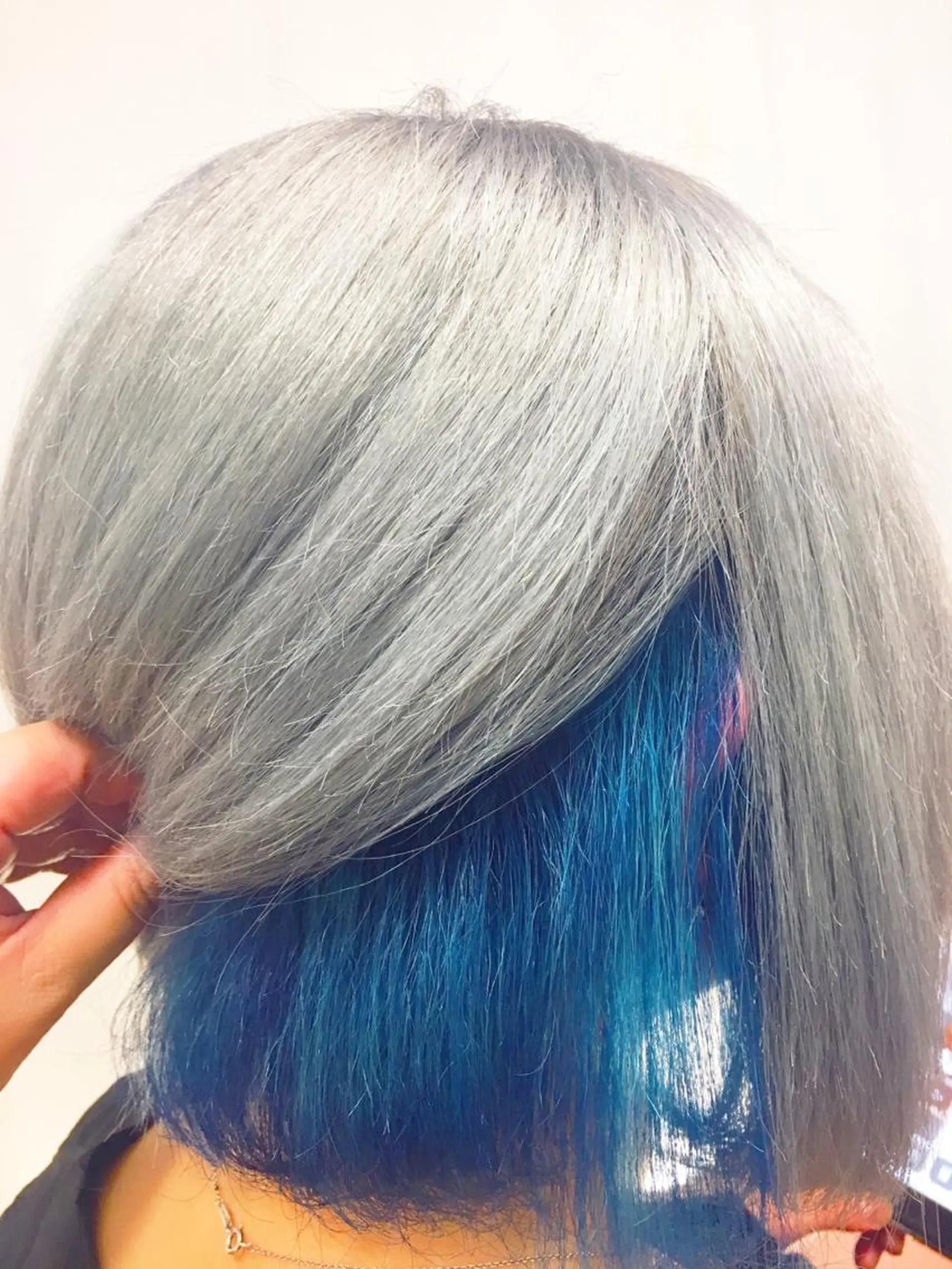 カラー ブルーカラー ☺︎ RIHOのヘアスタイル