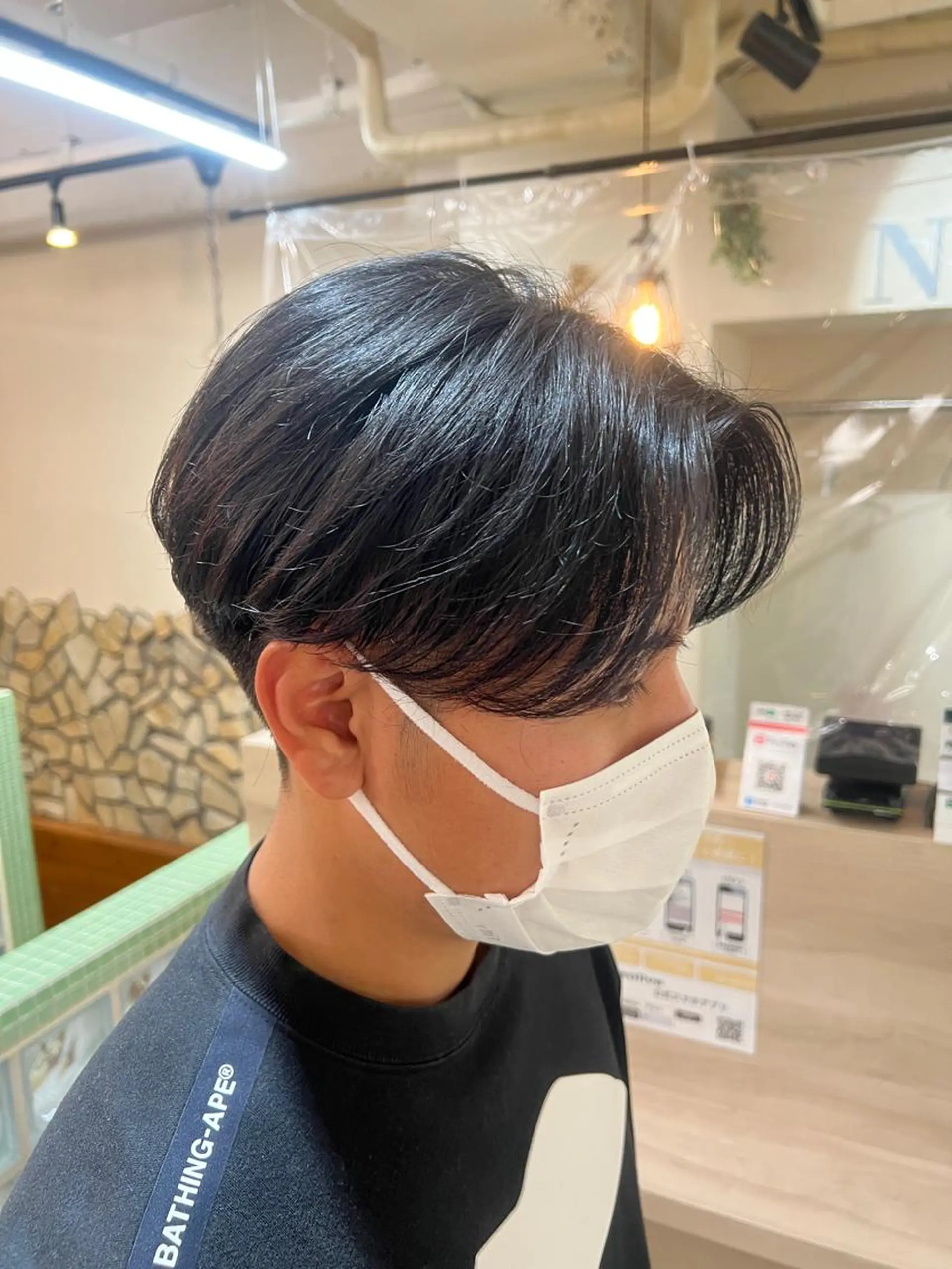 ショート パーマ メンズ センターパート カット パーマ メンズカットパーマ ✂️ JOYAのヘアスタイル