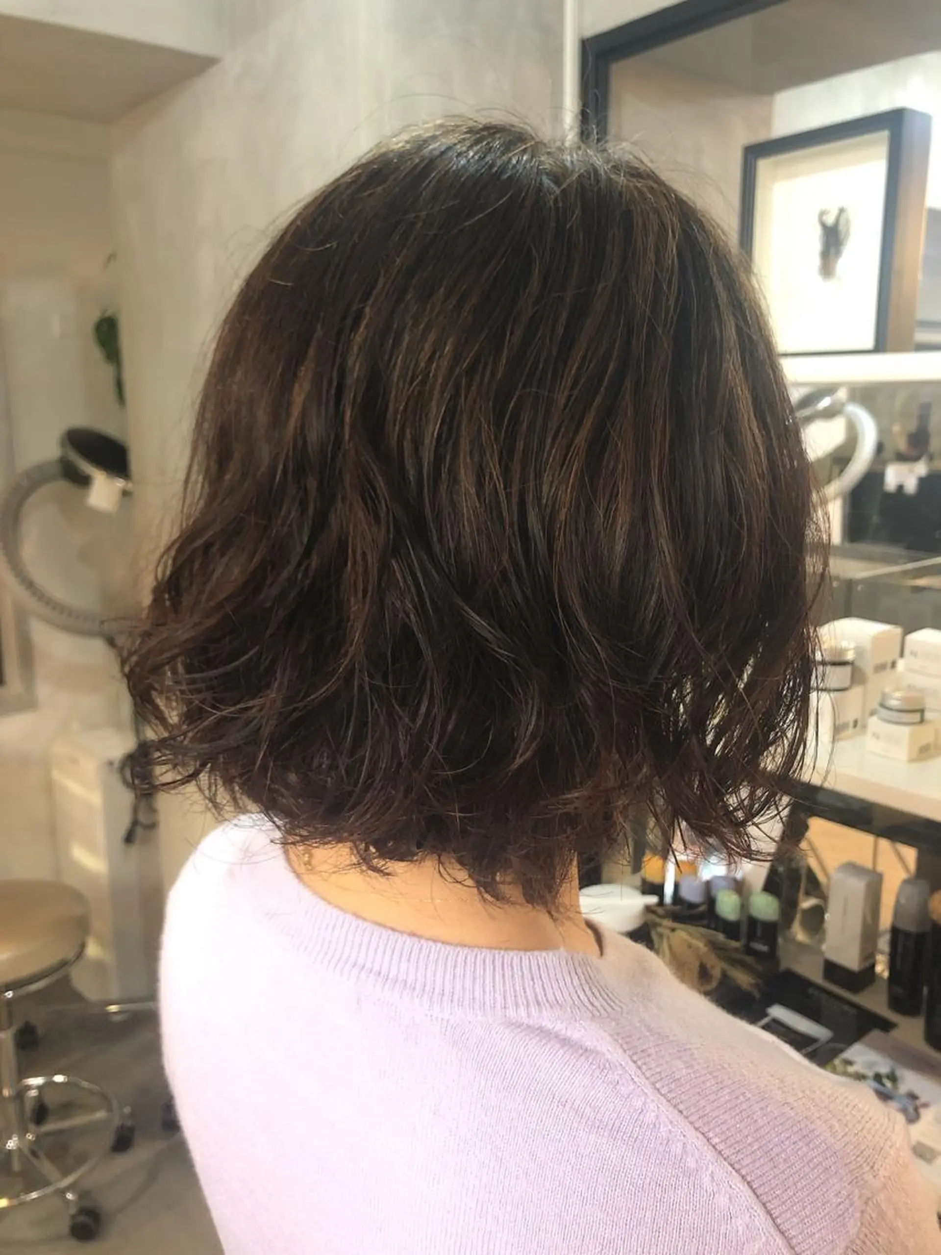 ショート パーマ SAKURA所属・鹿取 三紗子のヘアスタイル
