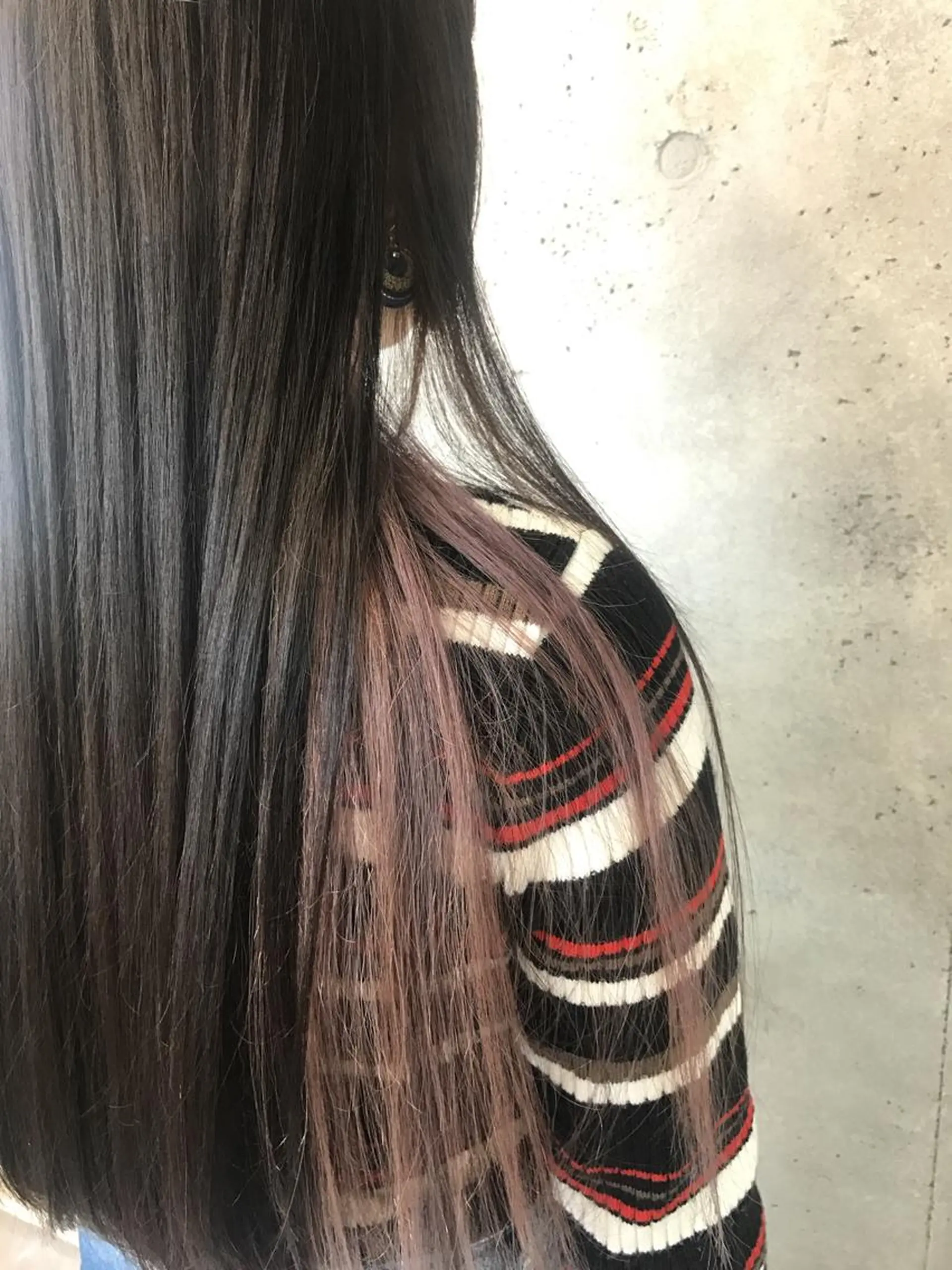 ロング カラー インナーカラー にった みずきのヘアスタイル
