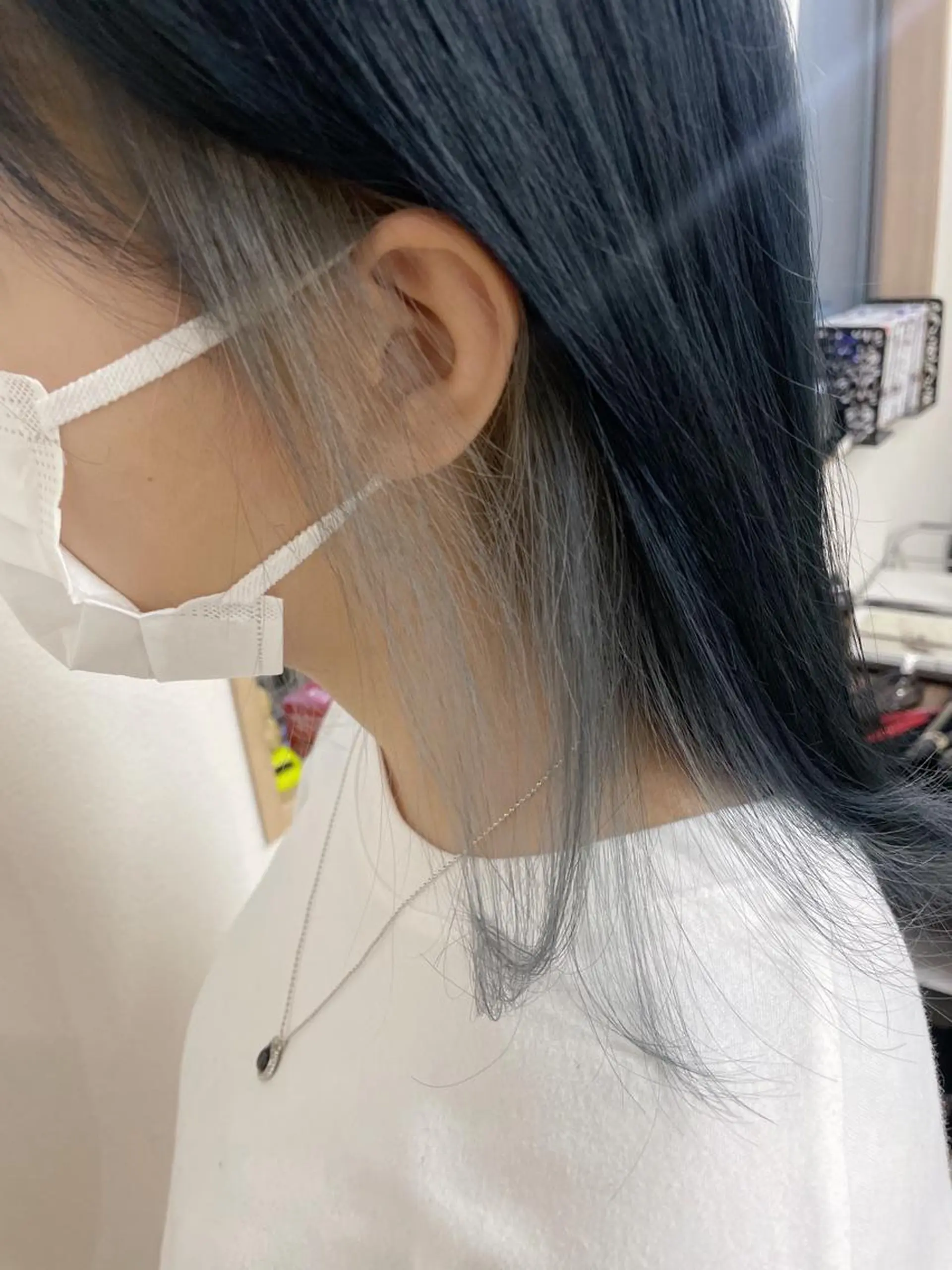 ミディアム カラー ケアブリーチ /髪質 改善/古橋圭史郎のヘアスタイル