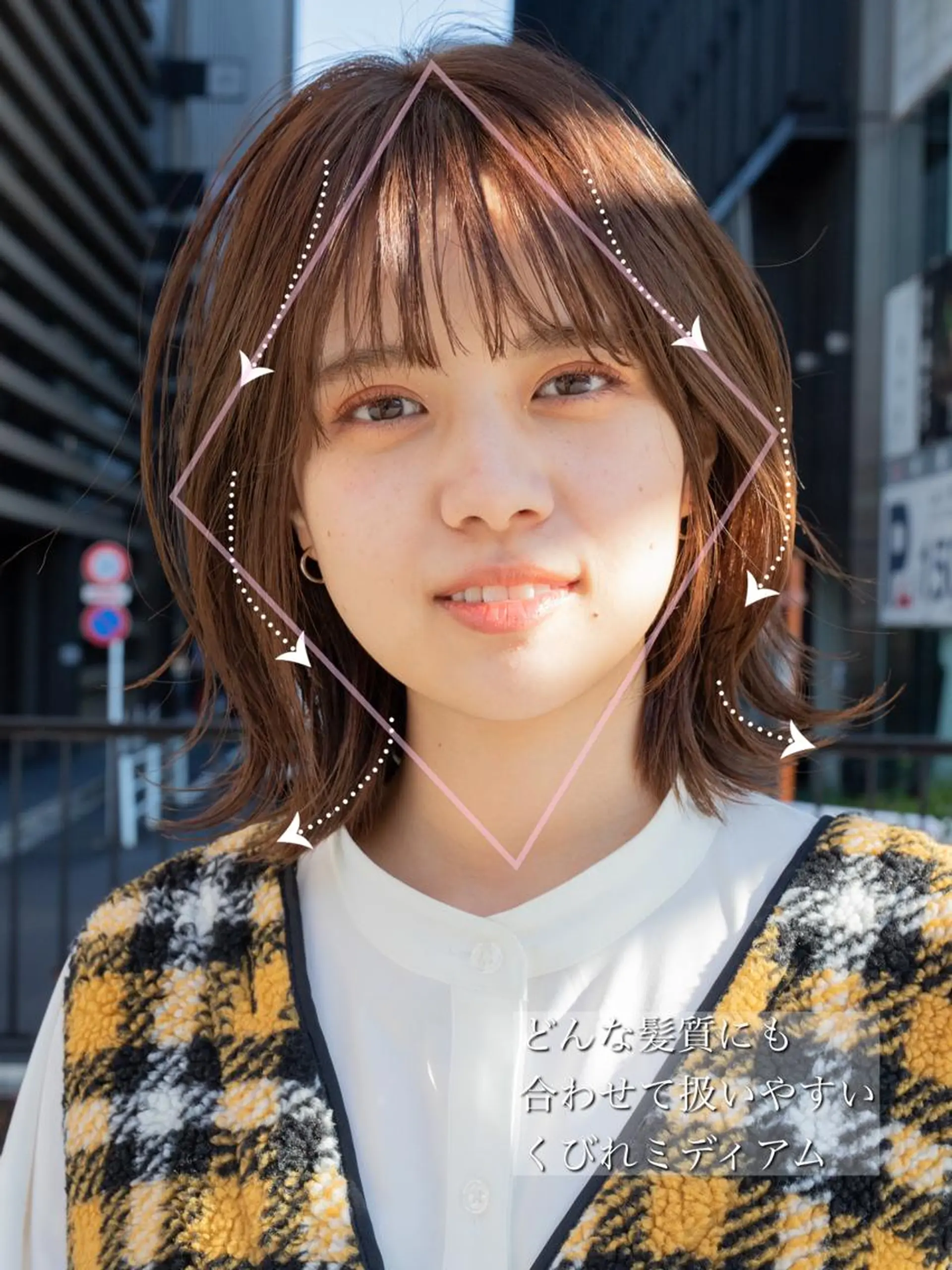 ミディアム くびれヘア 顔周りカット 小顔カット トリートメント 【1日2名様限定】 AFLOAT白川雄副のヘアスタイル