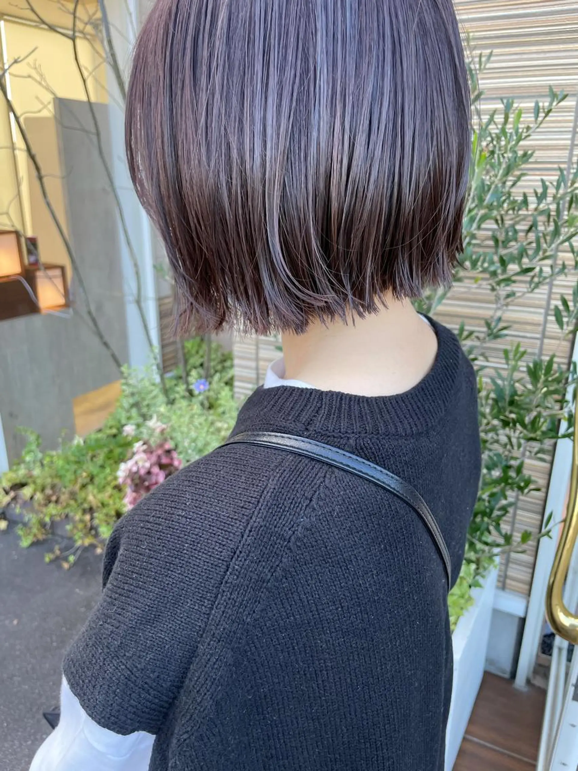 ショート カラー ショートボブ ボブ ショートヘア 外ハネヘア 鶴岡で縮毛矯正なら お任せ！ハヤシナオミのヘアスタイル