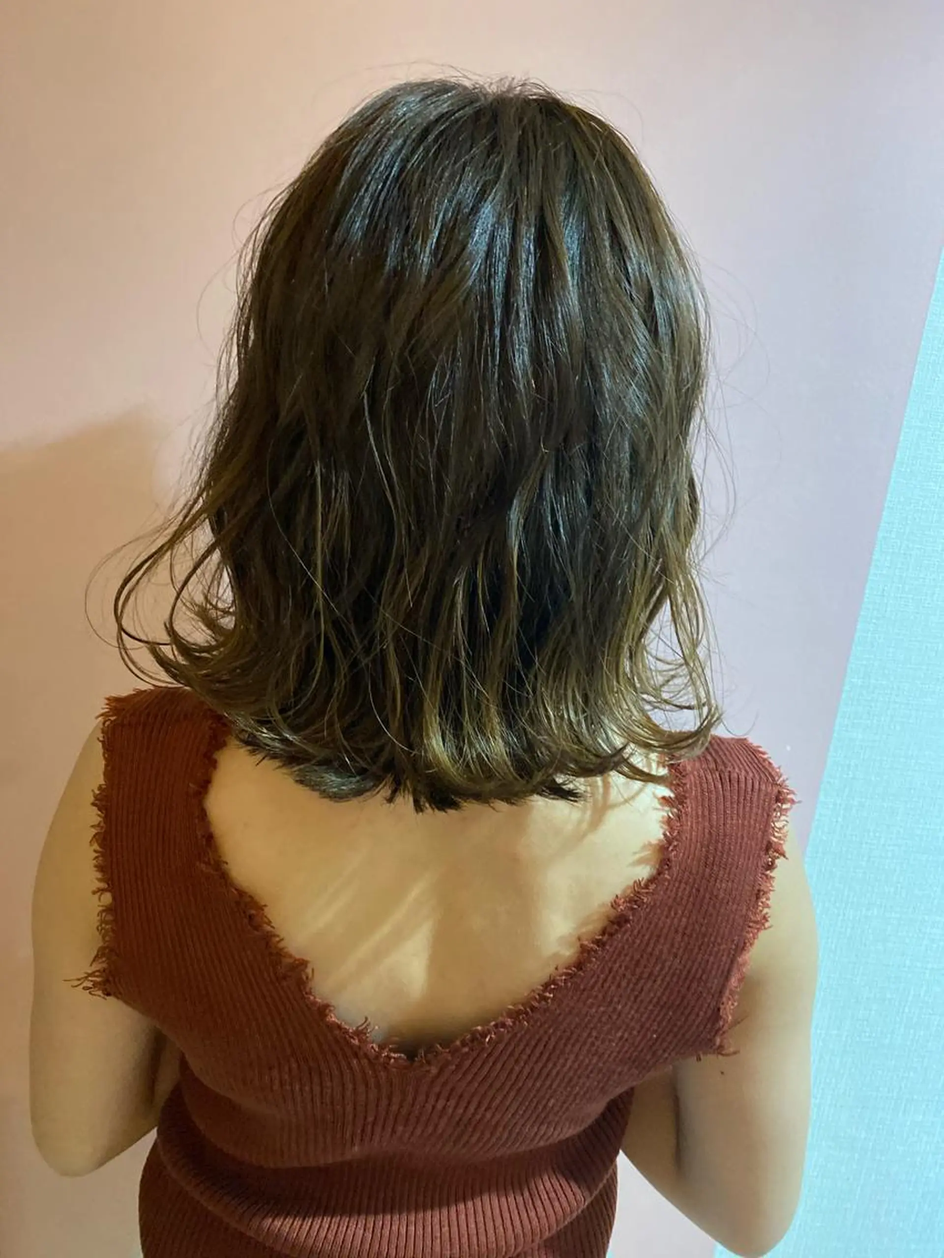 ミディアム カラー ヘアアレンジ カット ヘアカラー トリートメント JILL ユキのヘアスタイル