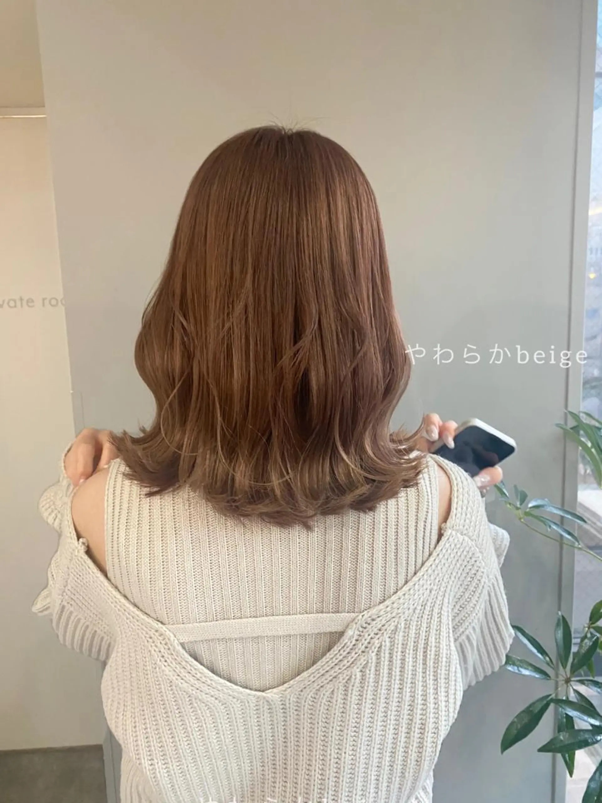 ミディアム カラー ヘアアレンジ ブリーチ ブリーチなしカラー ヘアカラー ボブ /ニュアンス/ satomi🧸💖のヘアスタイル