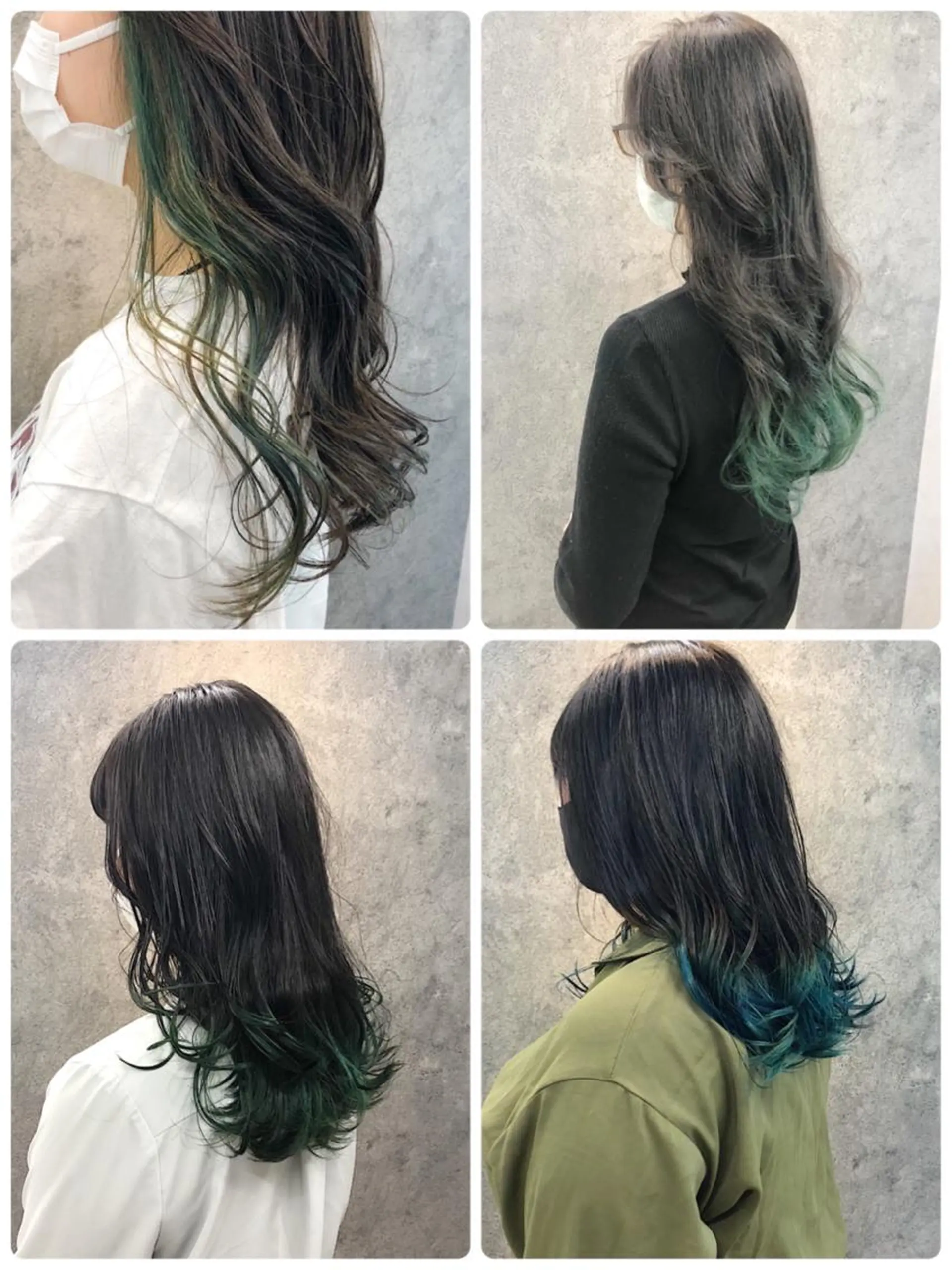 セミロング カット ヘアカラー トリートメント 所渉/韓国レイヤー /ウルフカットのヘアスタイル