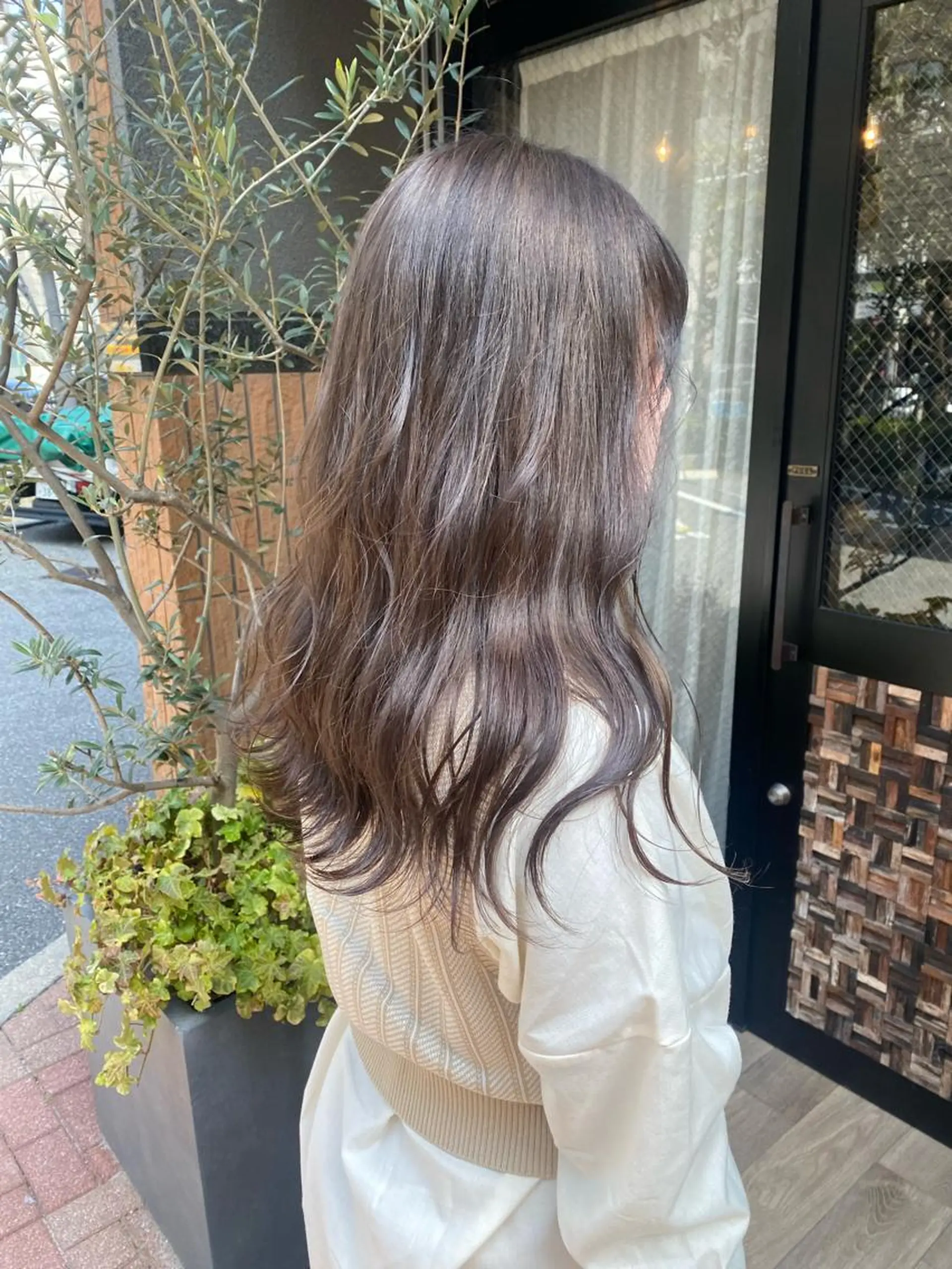 ロング カラー ヘアアレンジ あおい 🍒暖色カラーのヘアスタイル