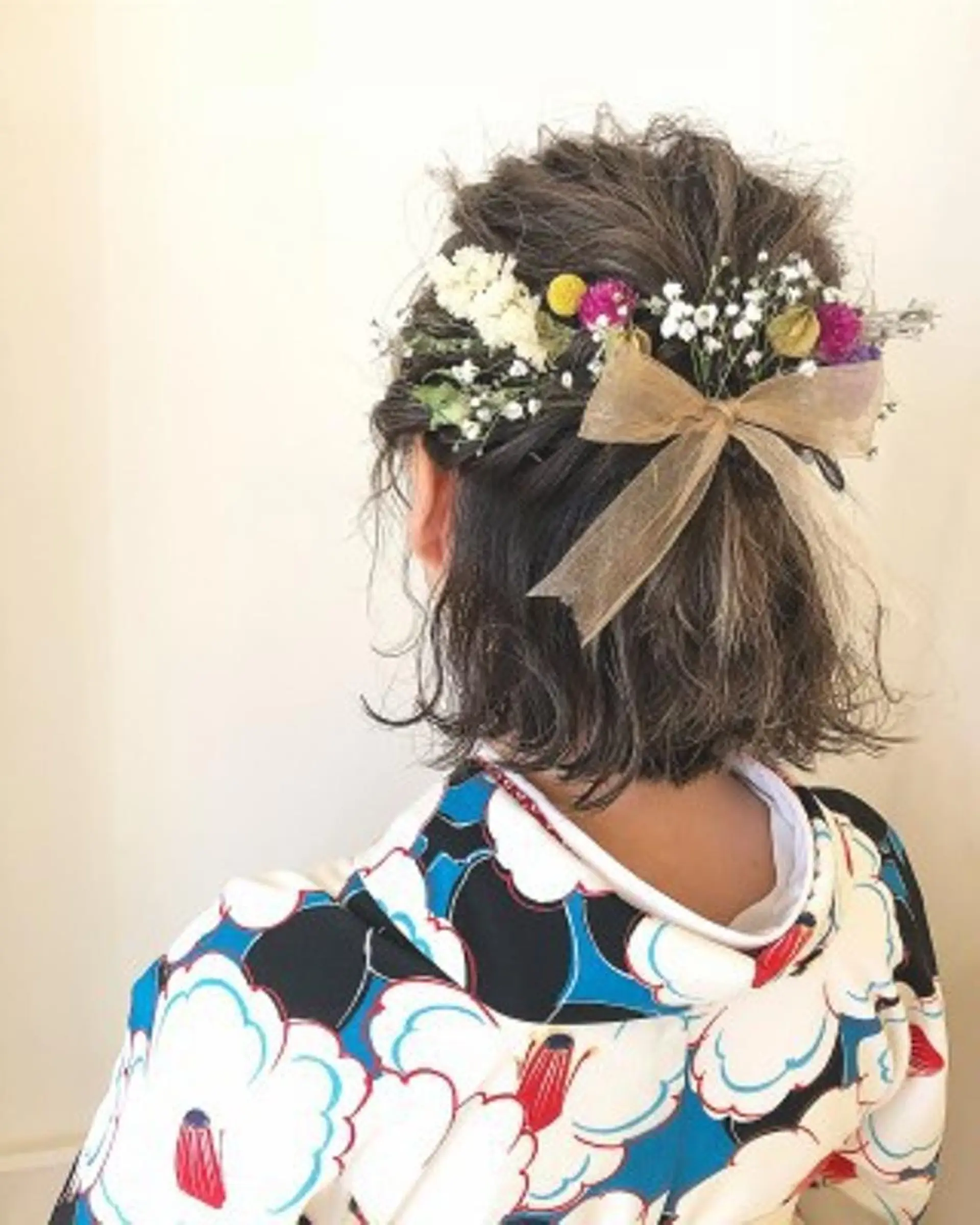 ヘアアレンジ 結婚式・ブライダル 卒業式のヘアスタイル 小幡永吉 ✨ショート✨韓国✨のヘアスタイル