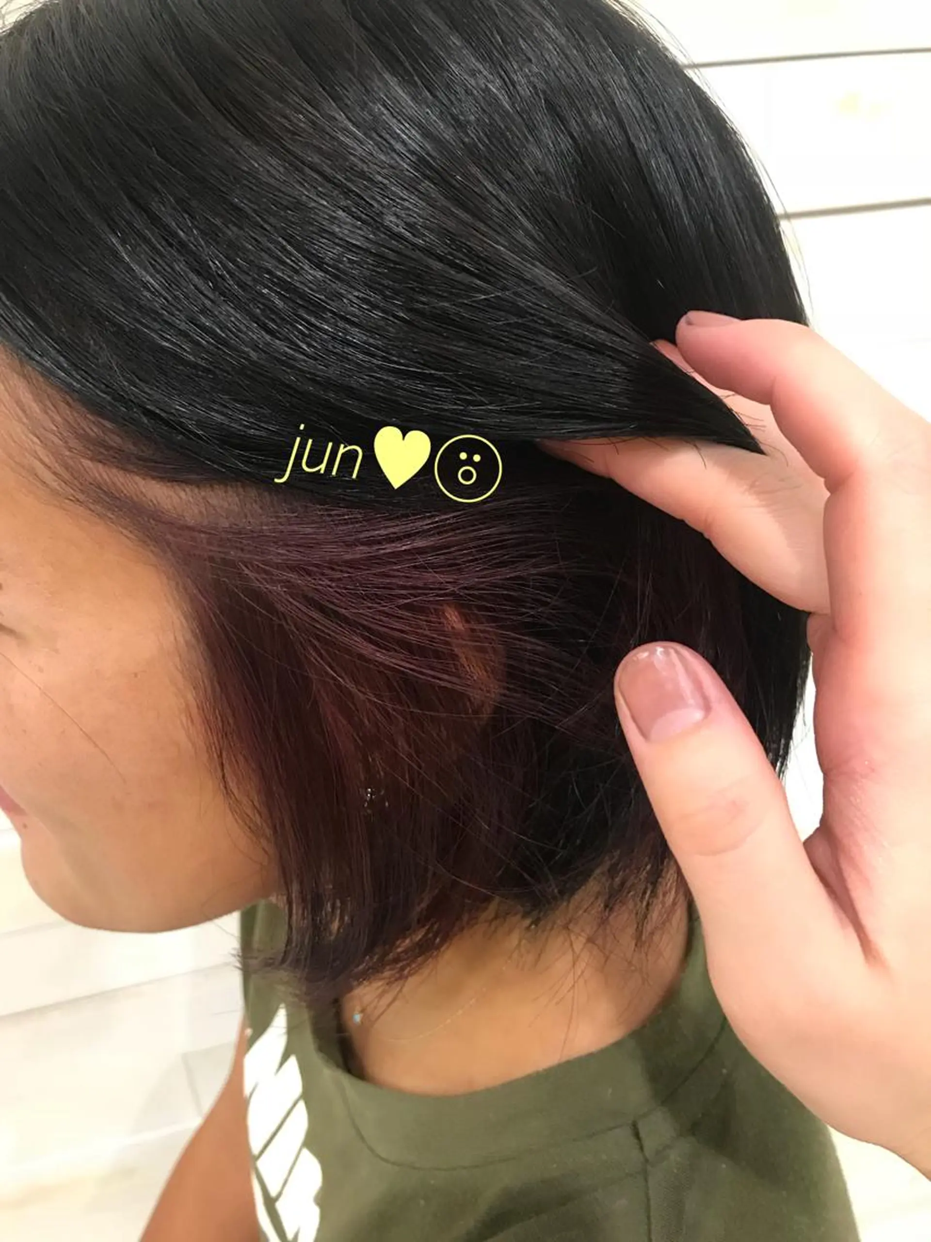 カラー インナーカラー /ヘアメ じゅんのヘアスタイル