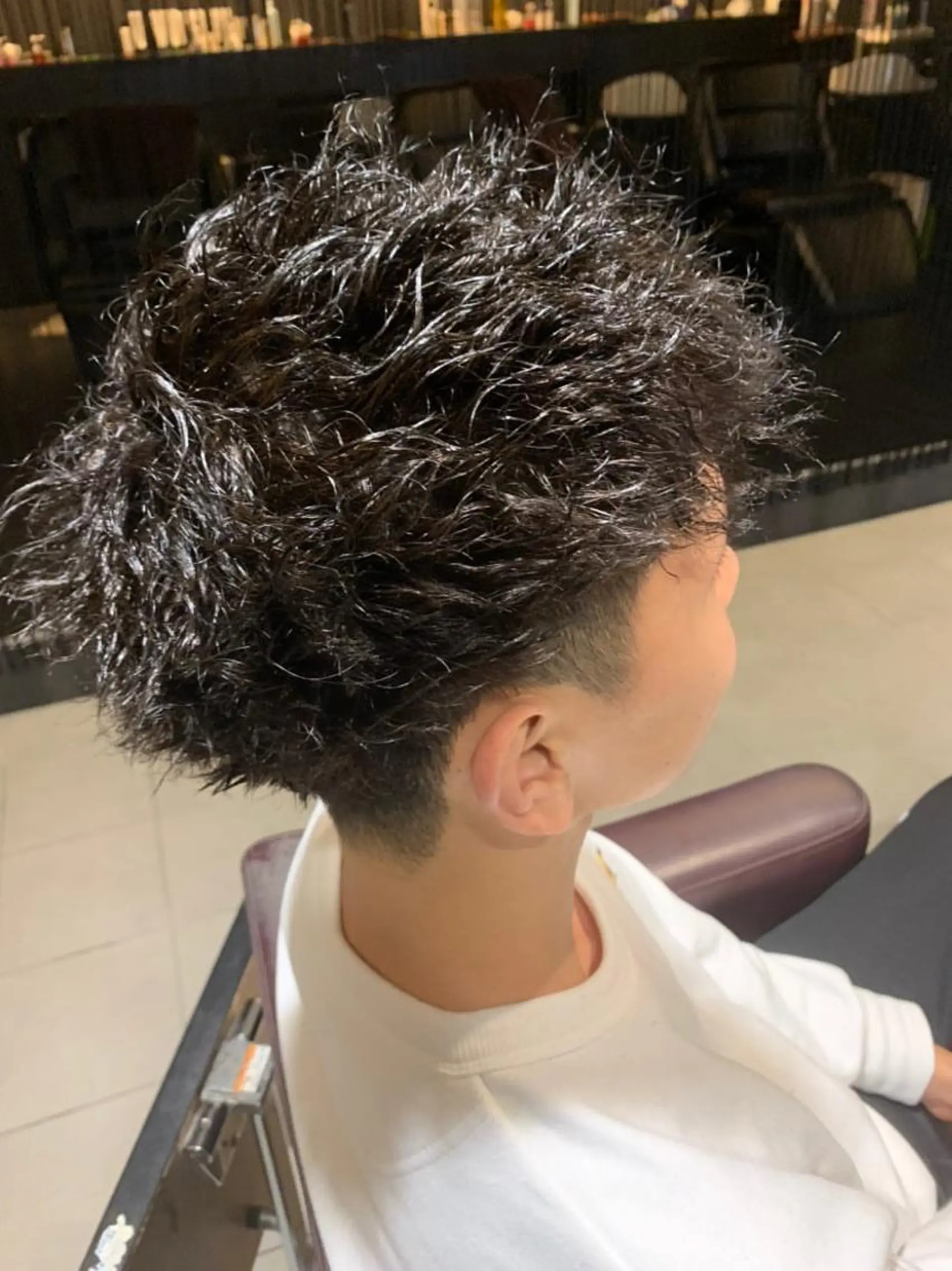 ショート パーマ カット ヘアカラー ヘッドスパ 美髪形成!色素改善! 秋田 和輝のヘアスタイル