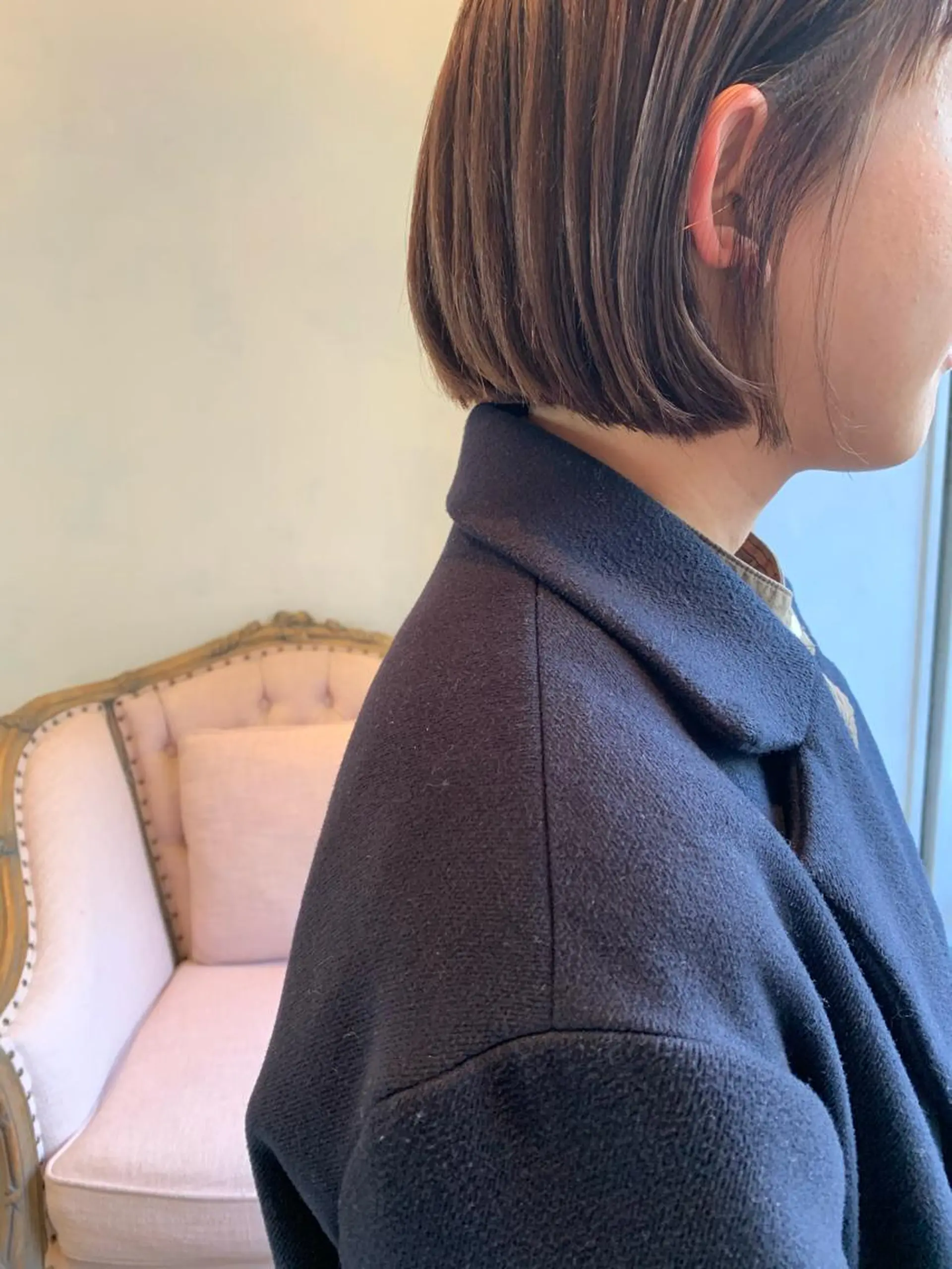 ミディアム SAKINO. ベージュカラーのヘアスタイル