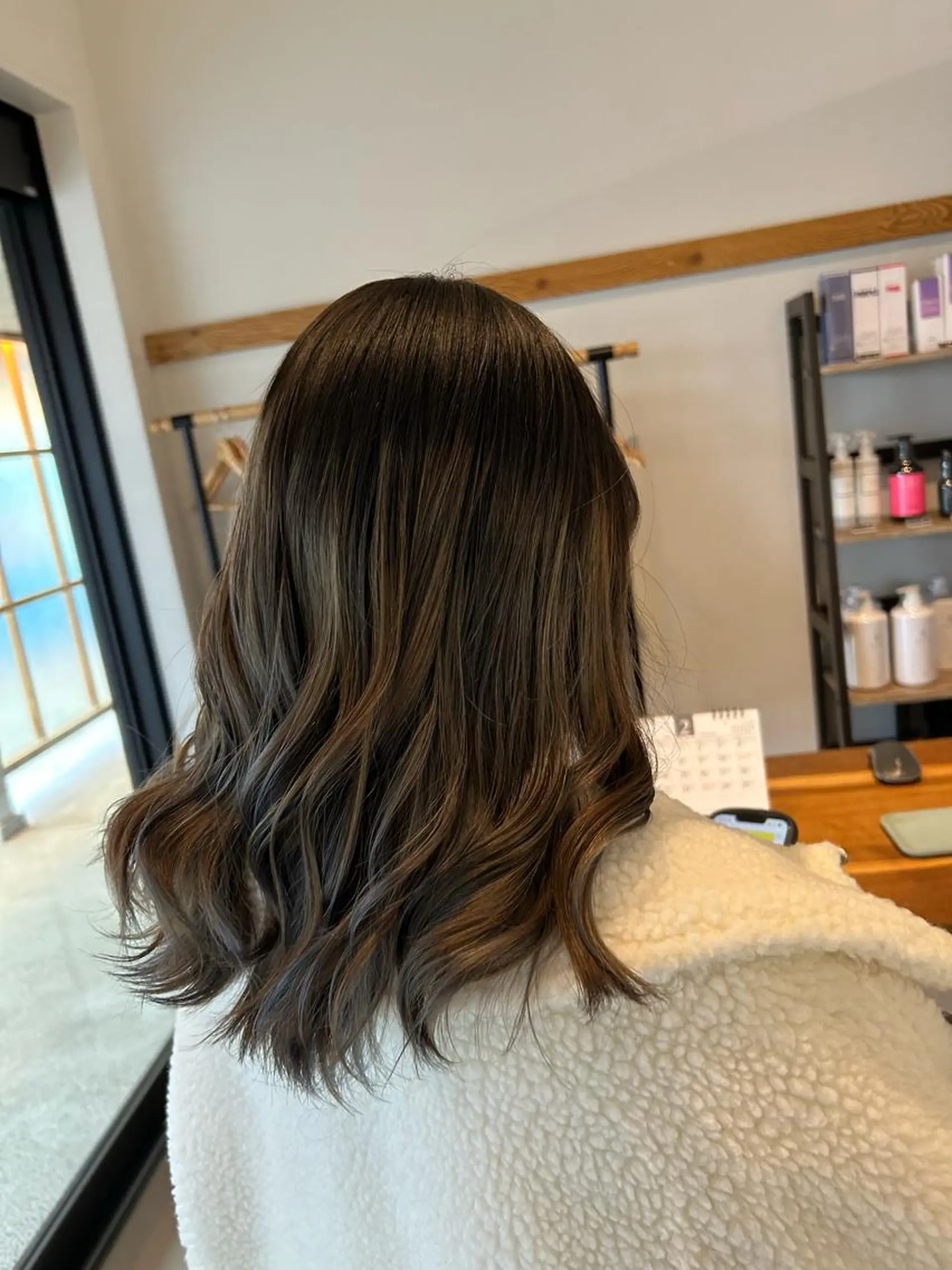 カラー ブリーチ グラデーションカラー 杉林 莉沙のヘアスタイル