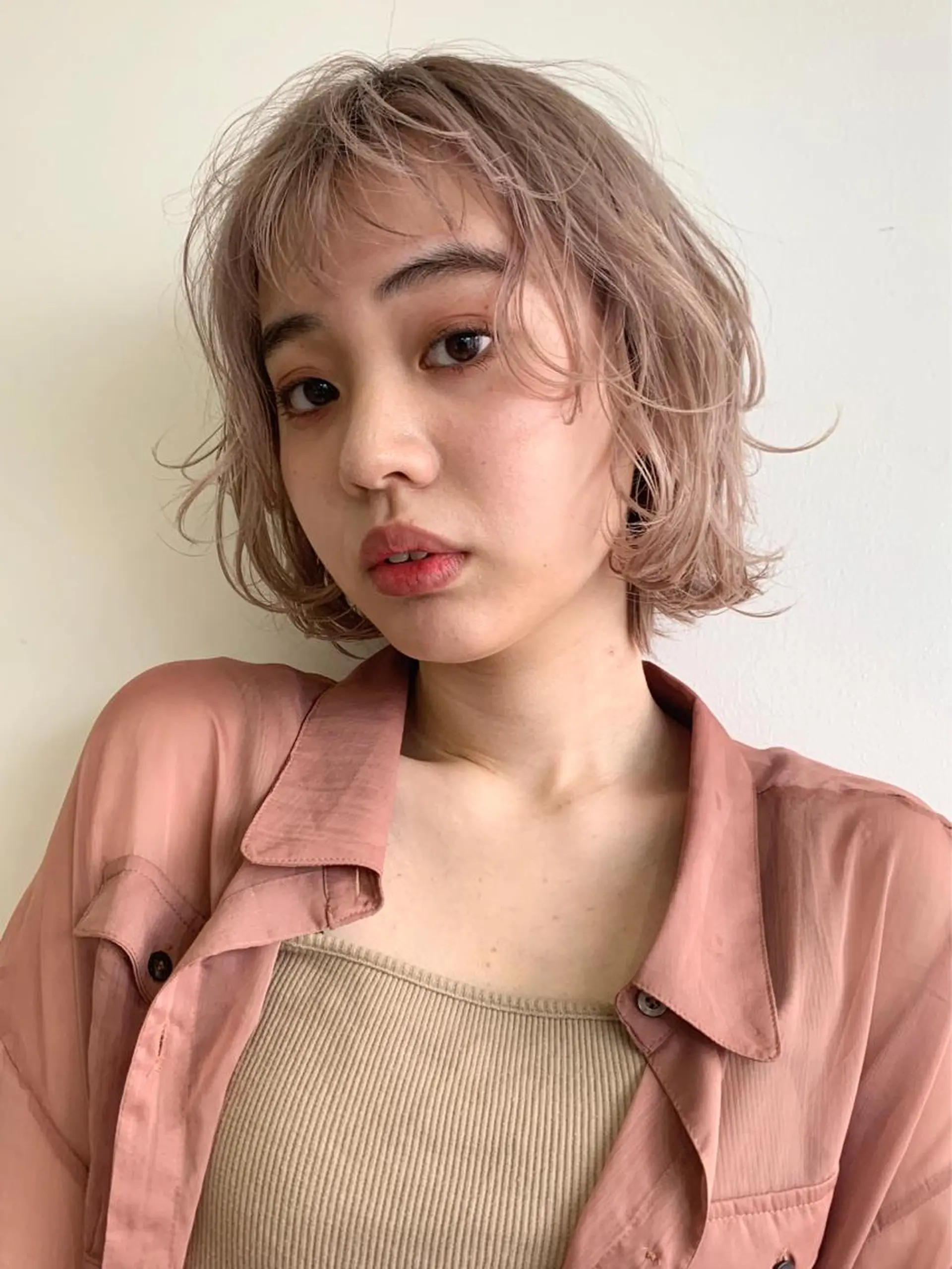 ショート カラー カット ヘアカラー トリートメント ヘアセット 🌿似合わせ透明感 カラー松本朋幸🌿のヘアスタイル