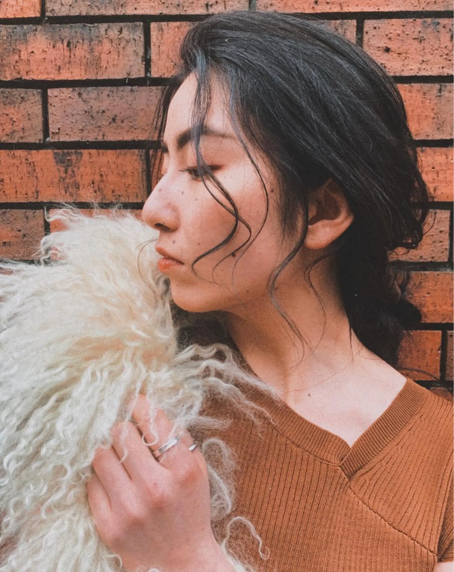 セミロング 加茂 しのぶのヘアスタイル