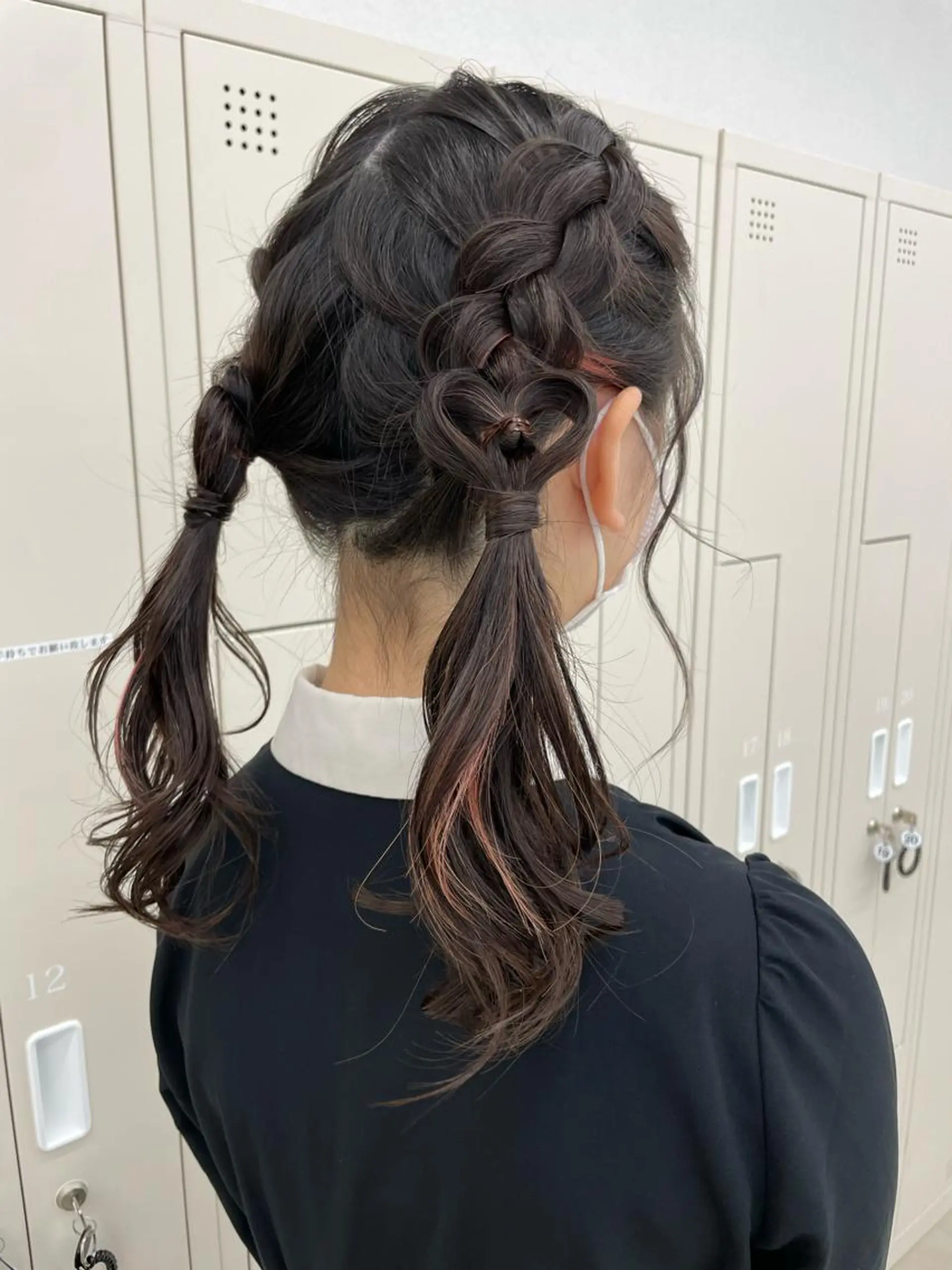 セミロング ヘアアレンジ CARELLY Rukaのマツエク・マツパデザイン