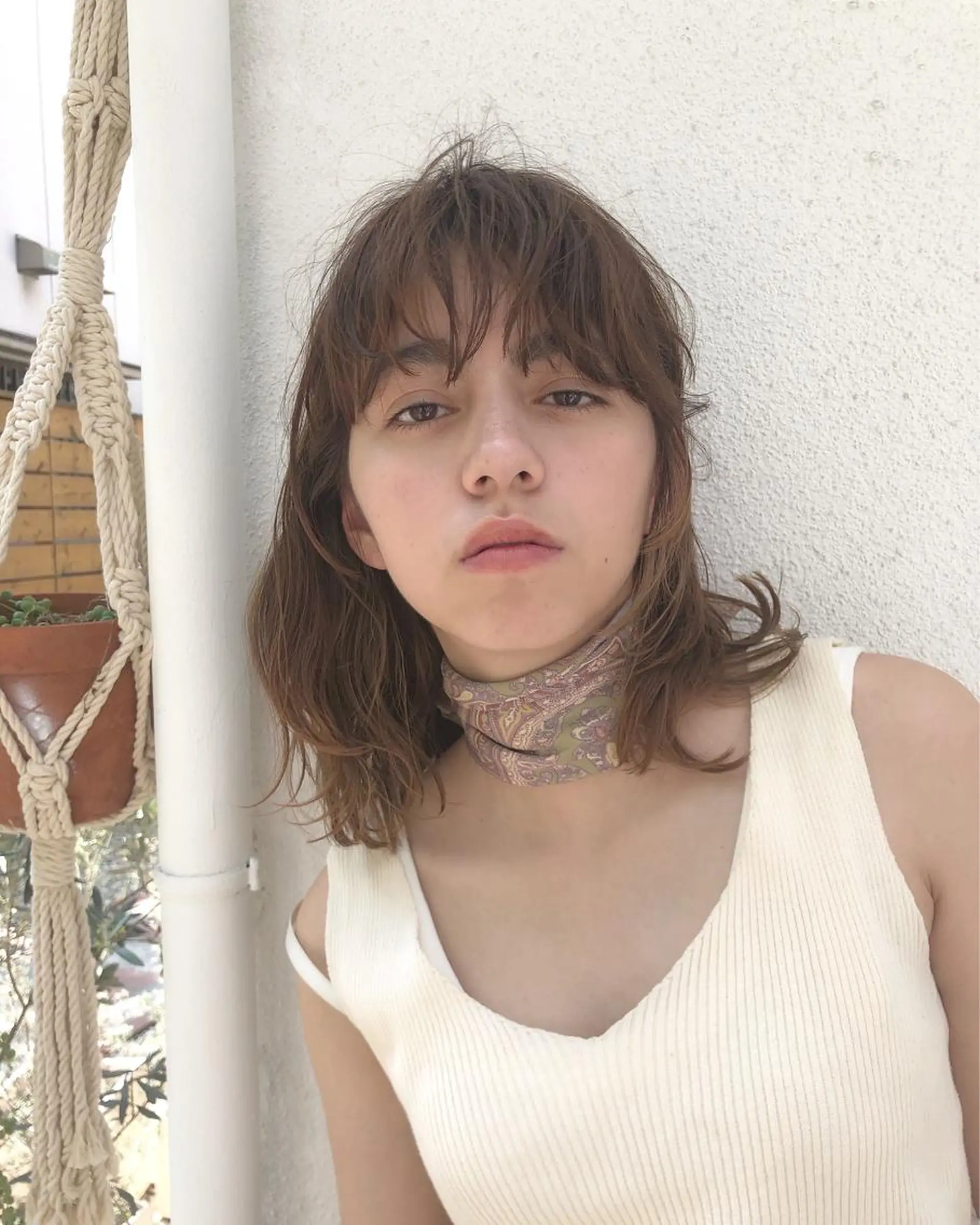 ミディアム カラー ヘアアレンジ ヘアカラー 早瀬裕之 パーマのヘアスタイル