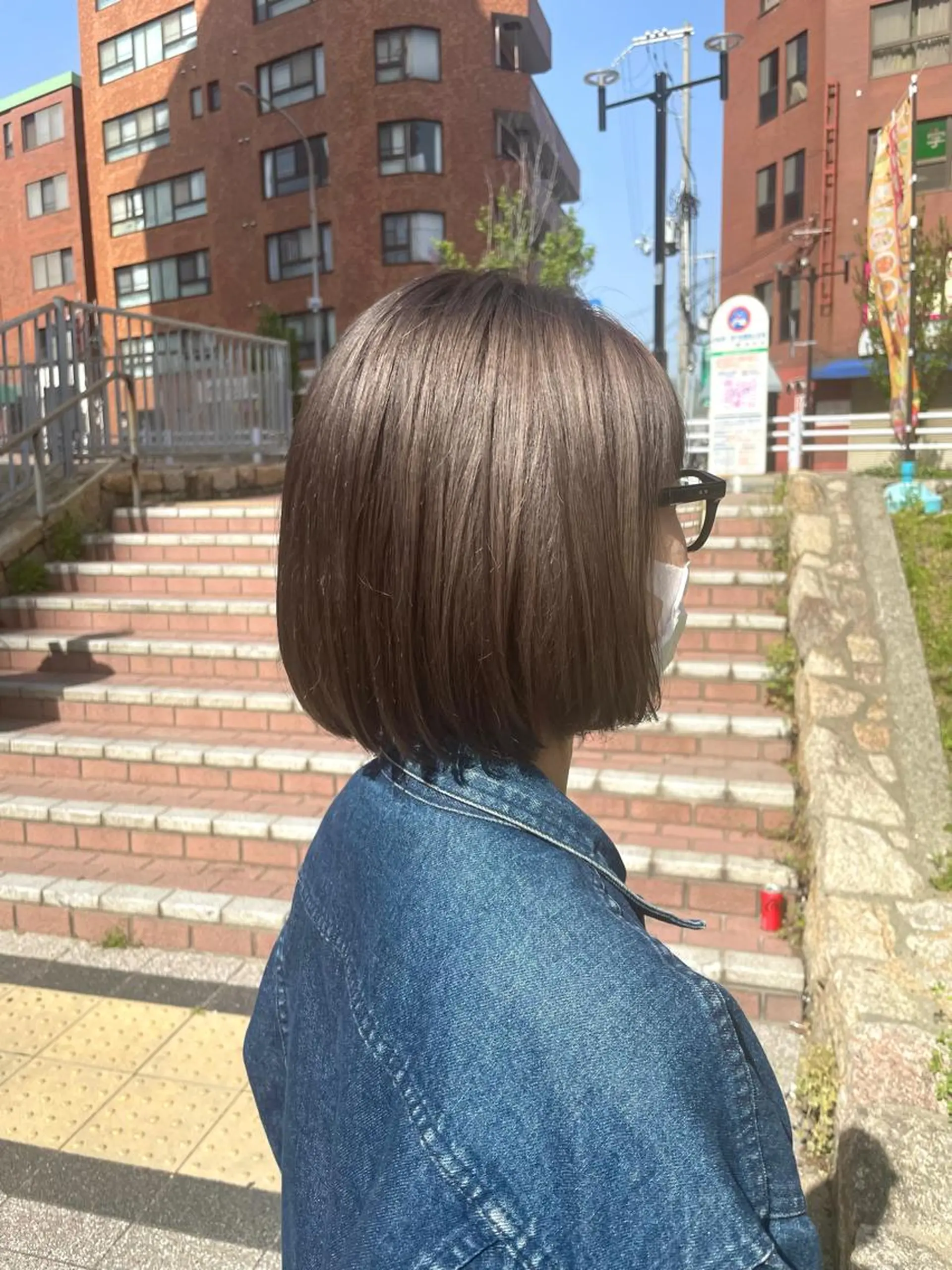 ショート カラー グレージュ モカグレージュ カラー/髪質改善 レイヤー/vagueのヘアスタイル
