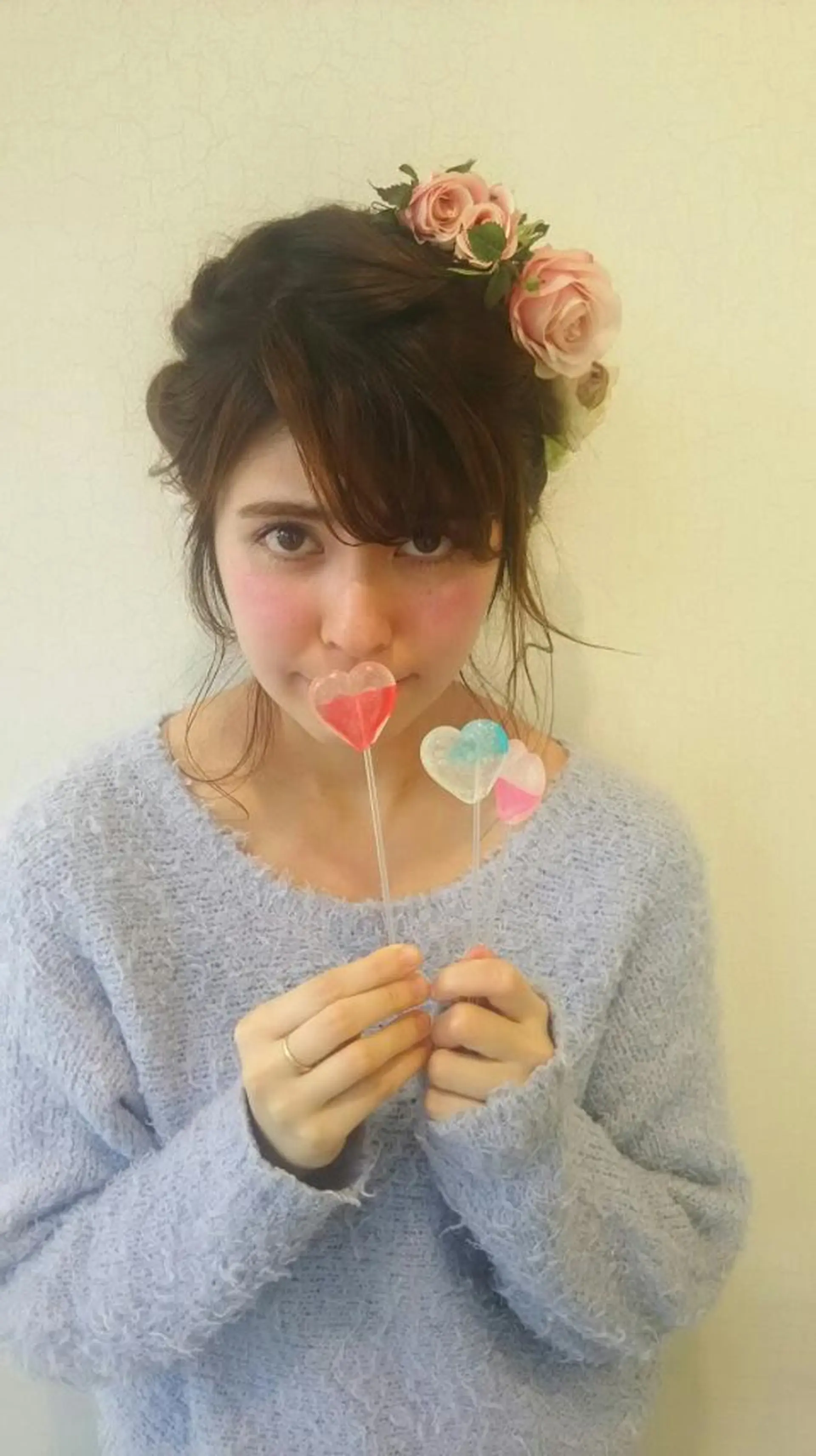 ミディアム ヘアアレンジ おう かいりのヘアスタイル