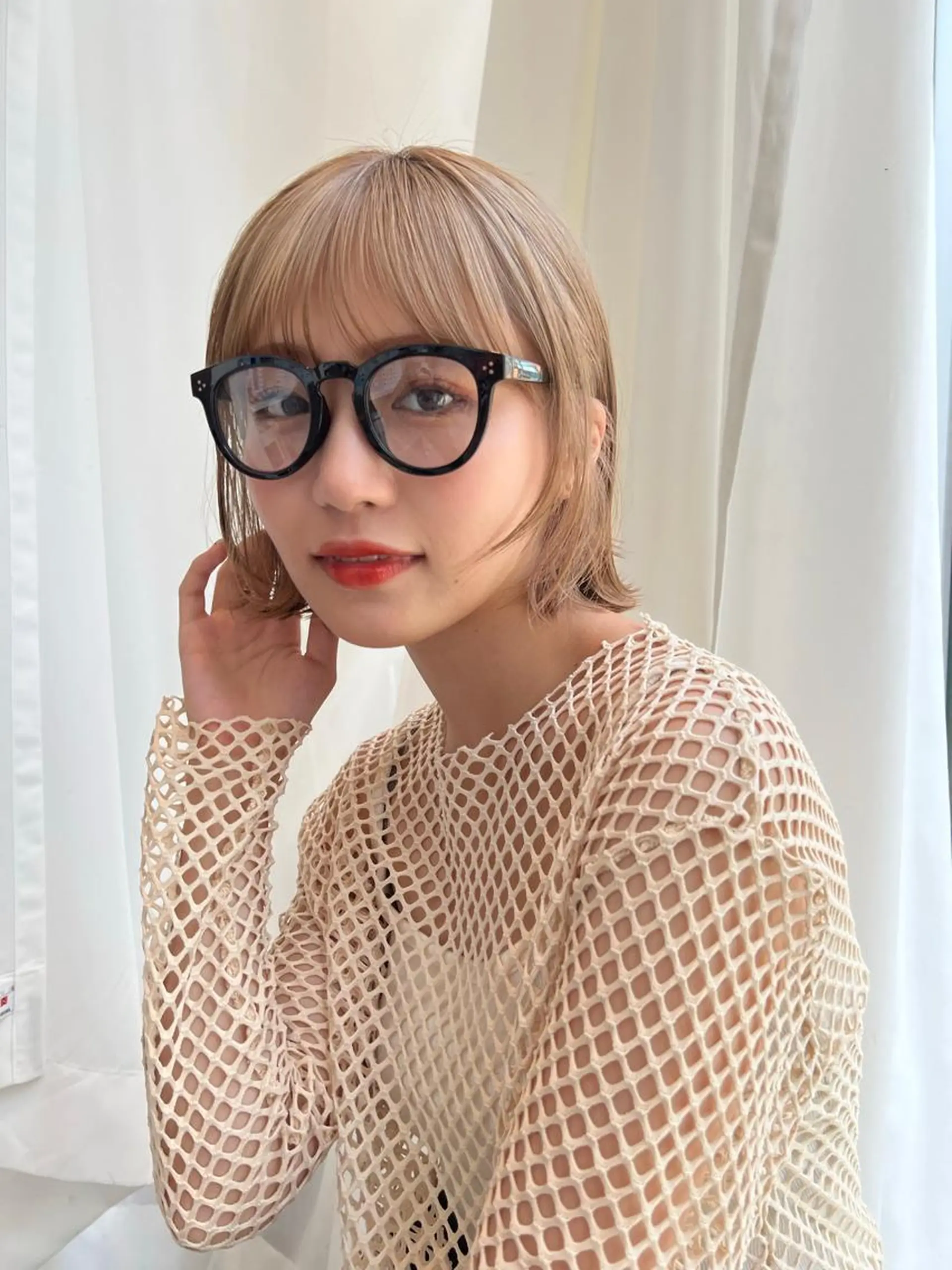 ショート カラー ベージュカラー 透明感カラー グレージュ ボブ カット ヘアカラー トリートメント レイヤー専門家 ダブルカラー修のヘアスタイル