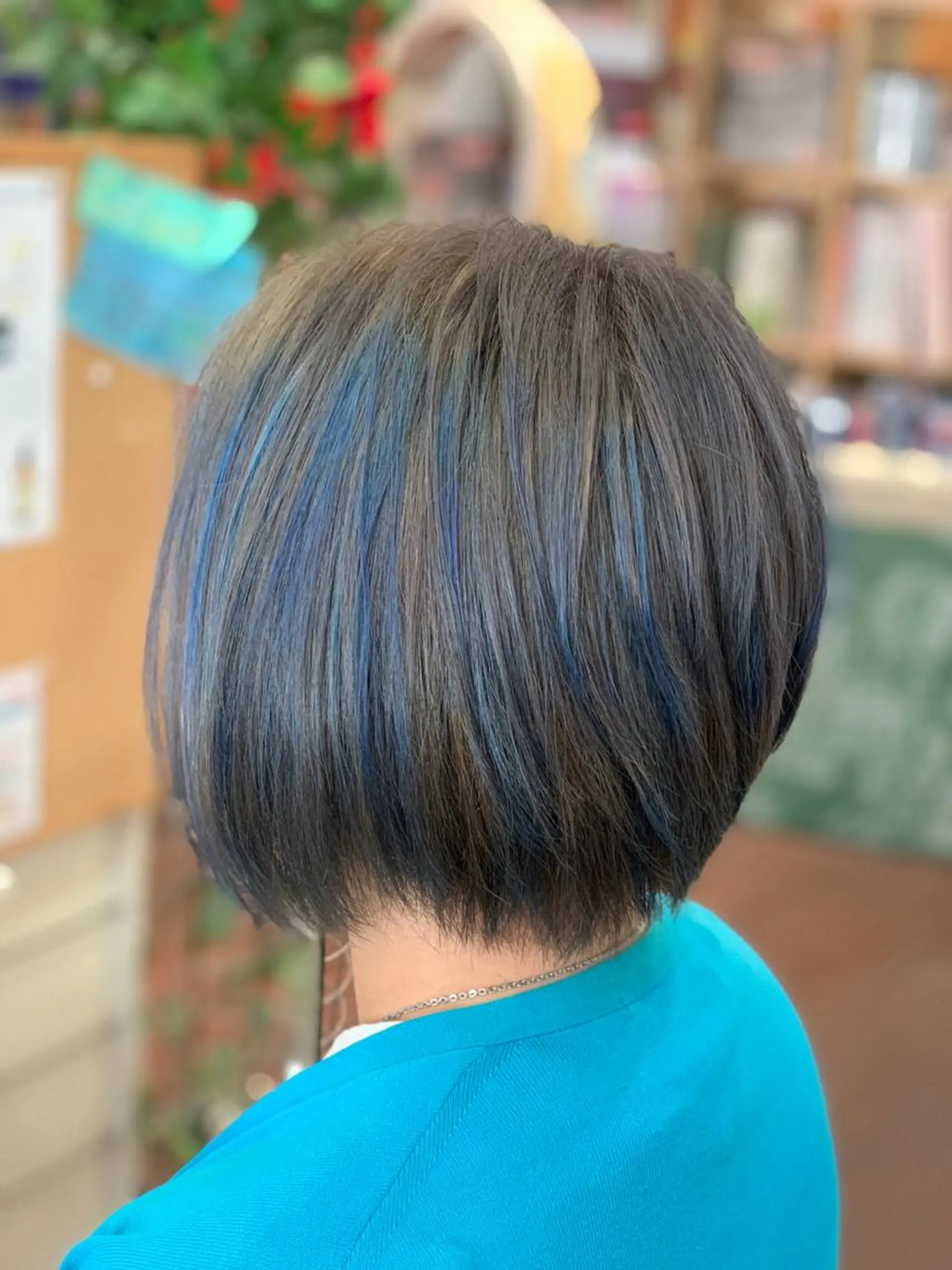 ミディアム ヘアカラー たけい ゆうきのヘアスタイル