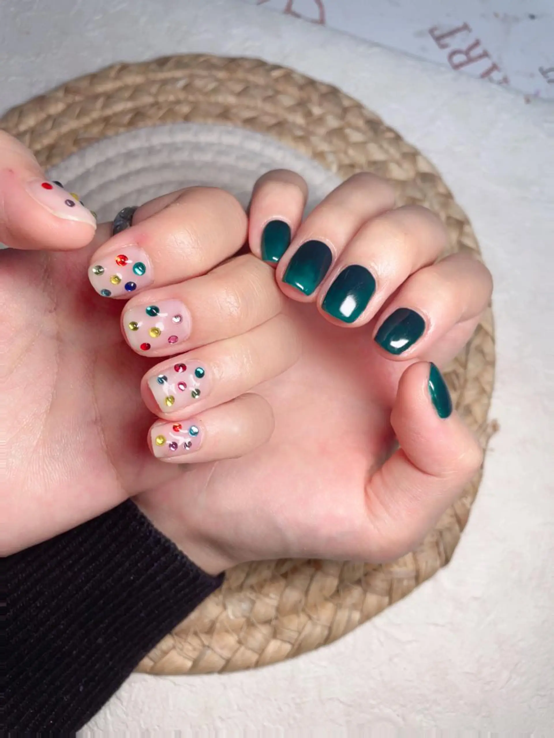 ネイル ハンドネイル M🌷nail 長さだし専門店のネイルデザイン