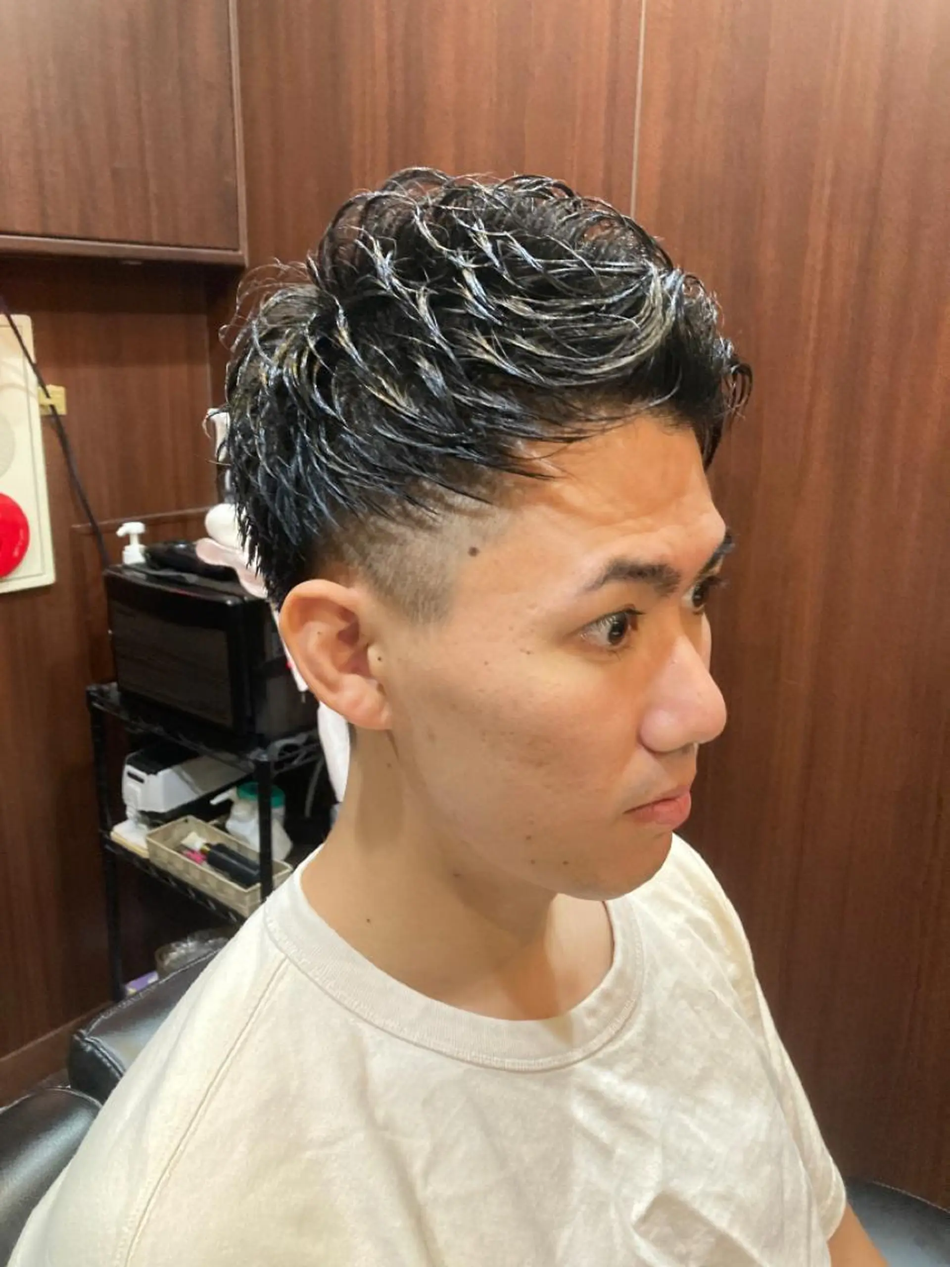 ショート パーマ 滝沢 得弘のヘアスタイル