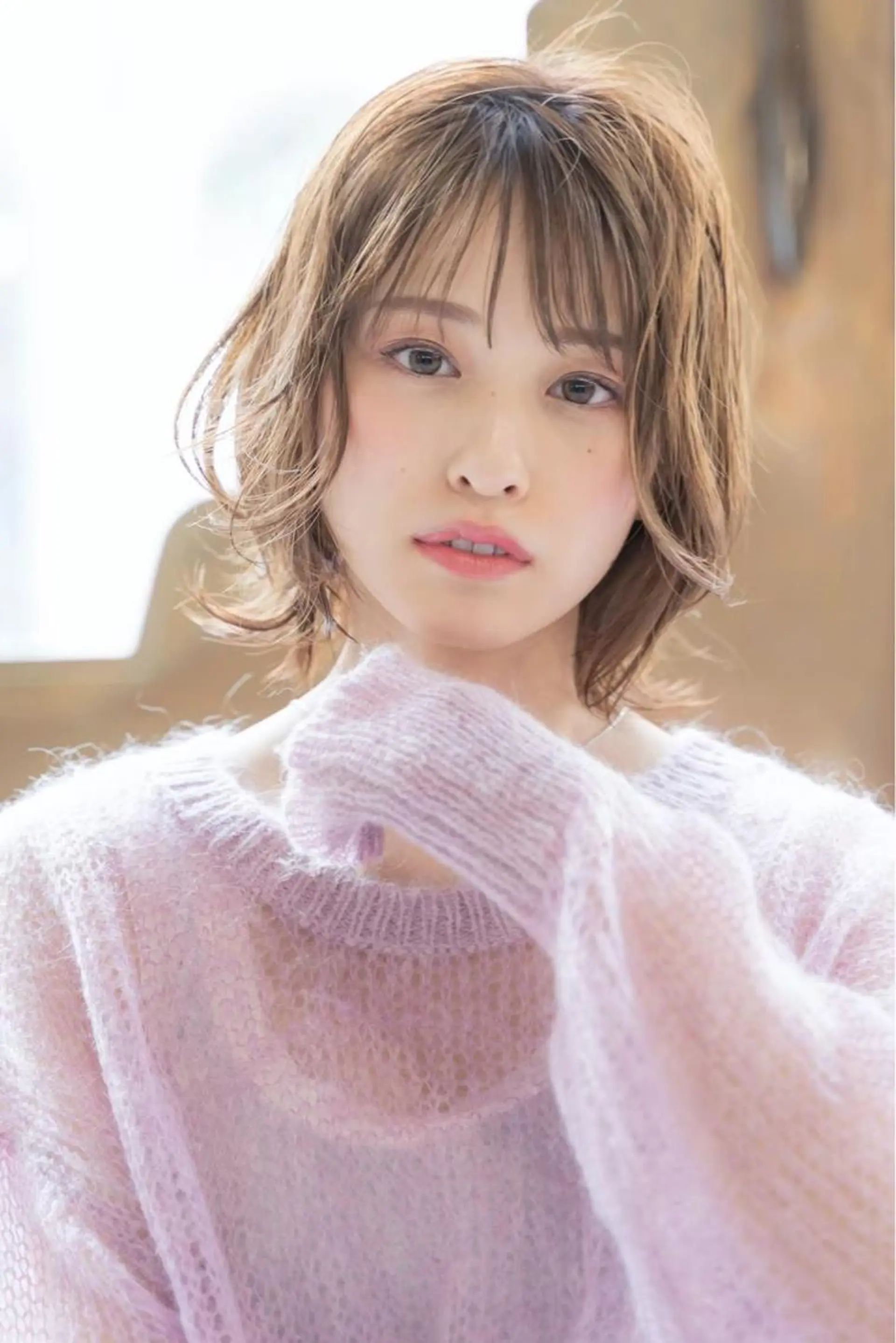 ミディアム カラー パーマ パーマ トリートメント ヘアセット 新宿/韓国ヘア/ 髪質改善ストレートのヘアスタイル