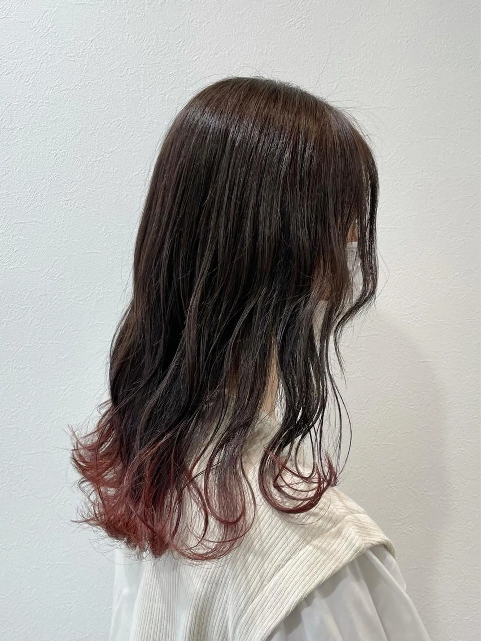 セミロング カラー ヘアアレンジ 井上 武輝のヘアスタイル