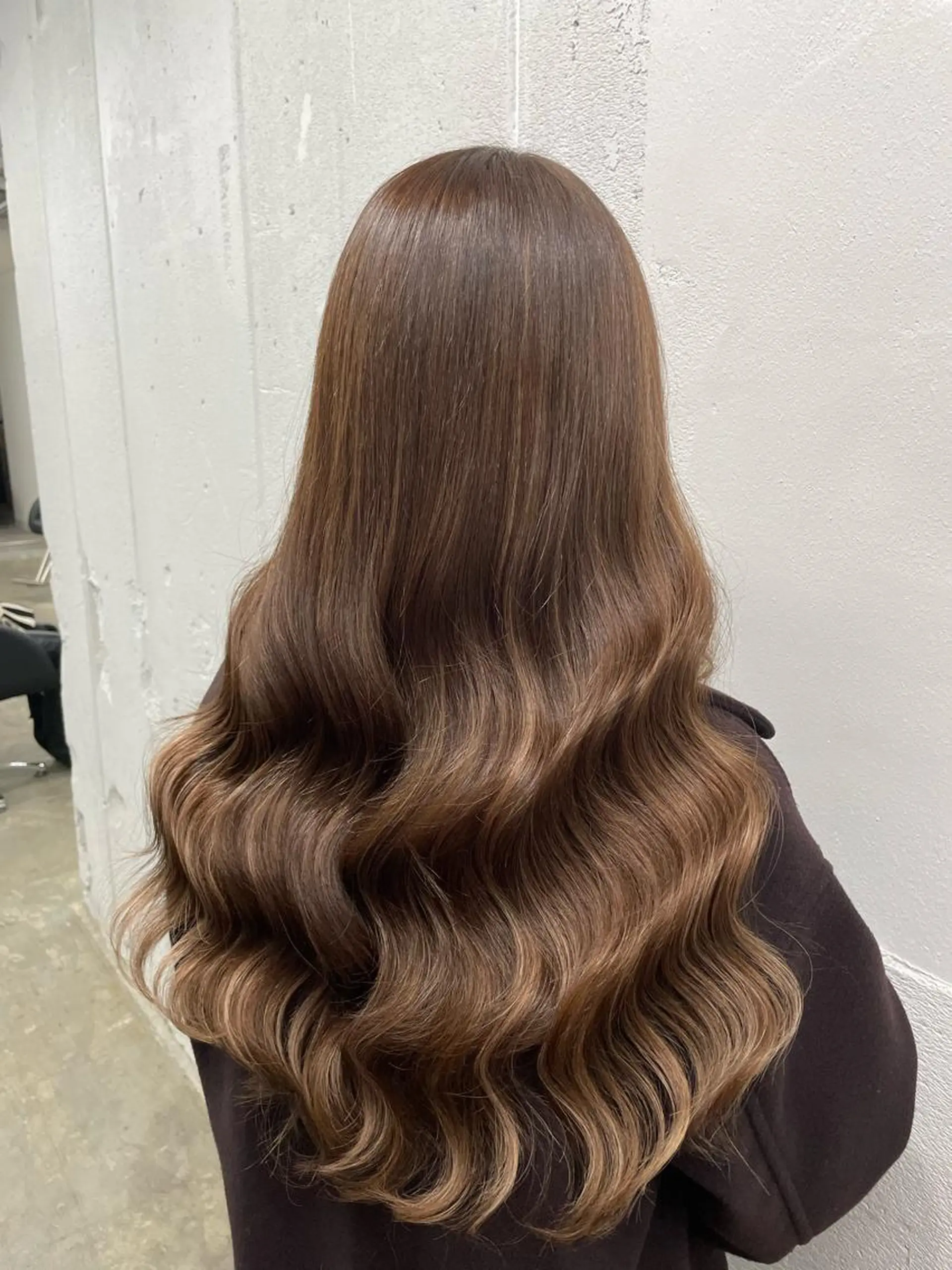ロング カラー シールエクステ バレイヤージュ ミストバング ダブルカラー  フェイスフレーミング ヘアカラー エクステ 🧡艶髪ちゅるん髪 🫧🧡YUKI❄️のヘアスタイル
