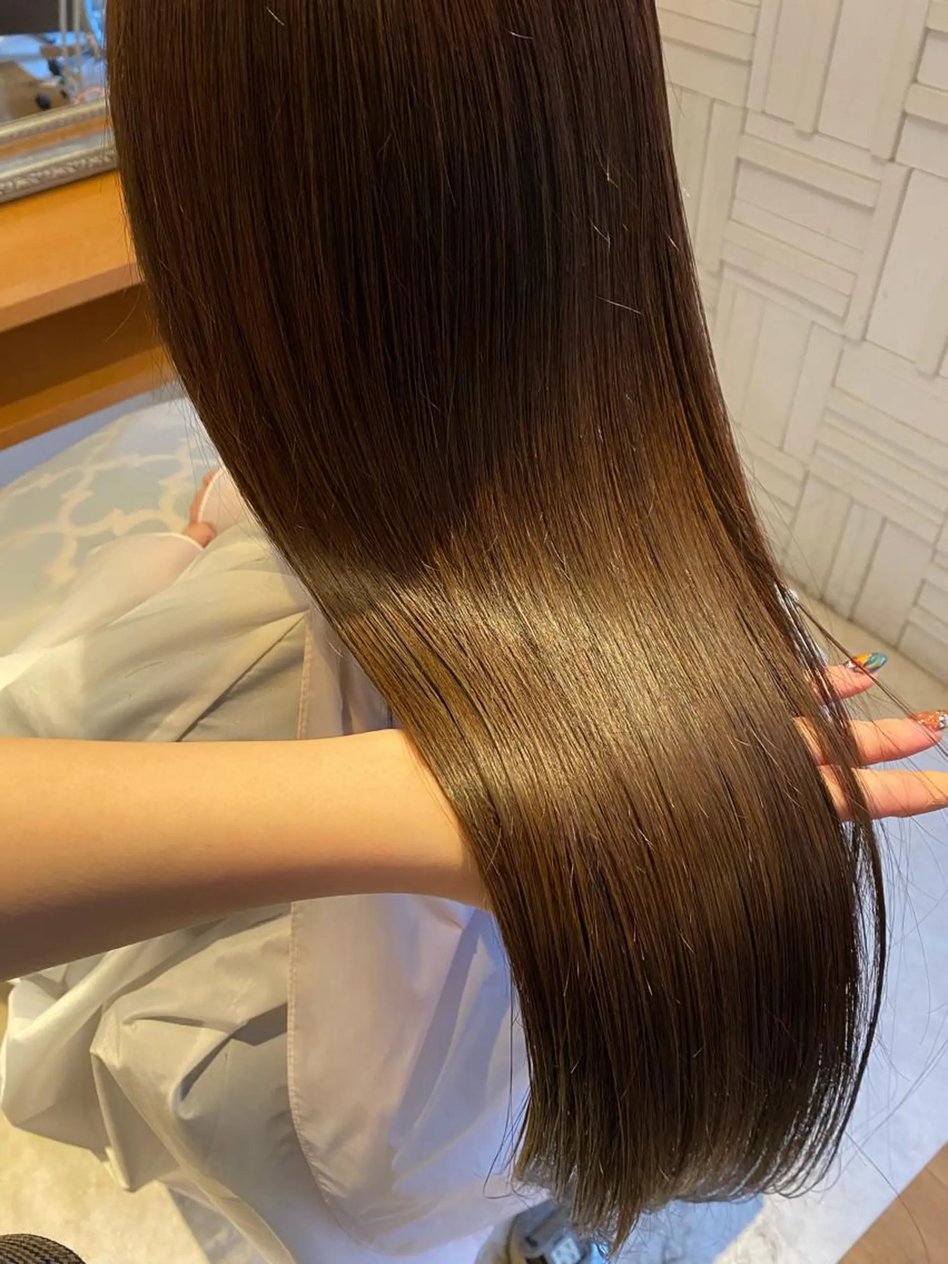 ロング レイヤーパーマ🤍 Reiのヘアスタイル